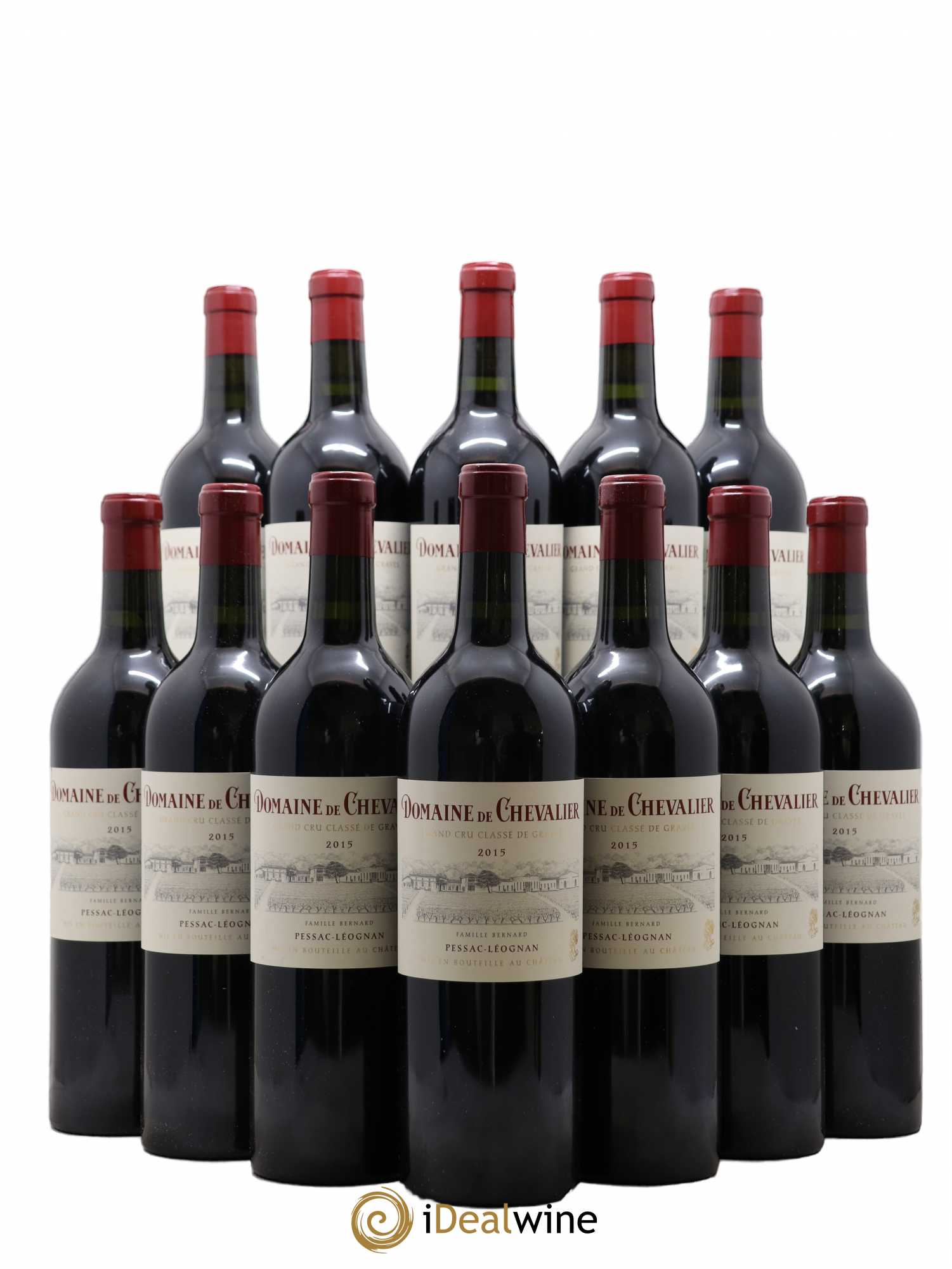 Domaine de Chevalier Cru Classé de Graves 2015 - Lot de 12 bouteilles - 0