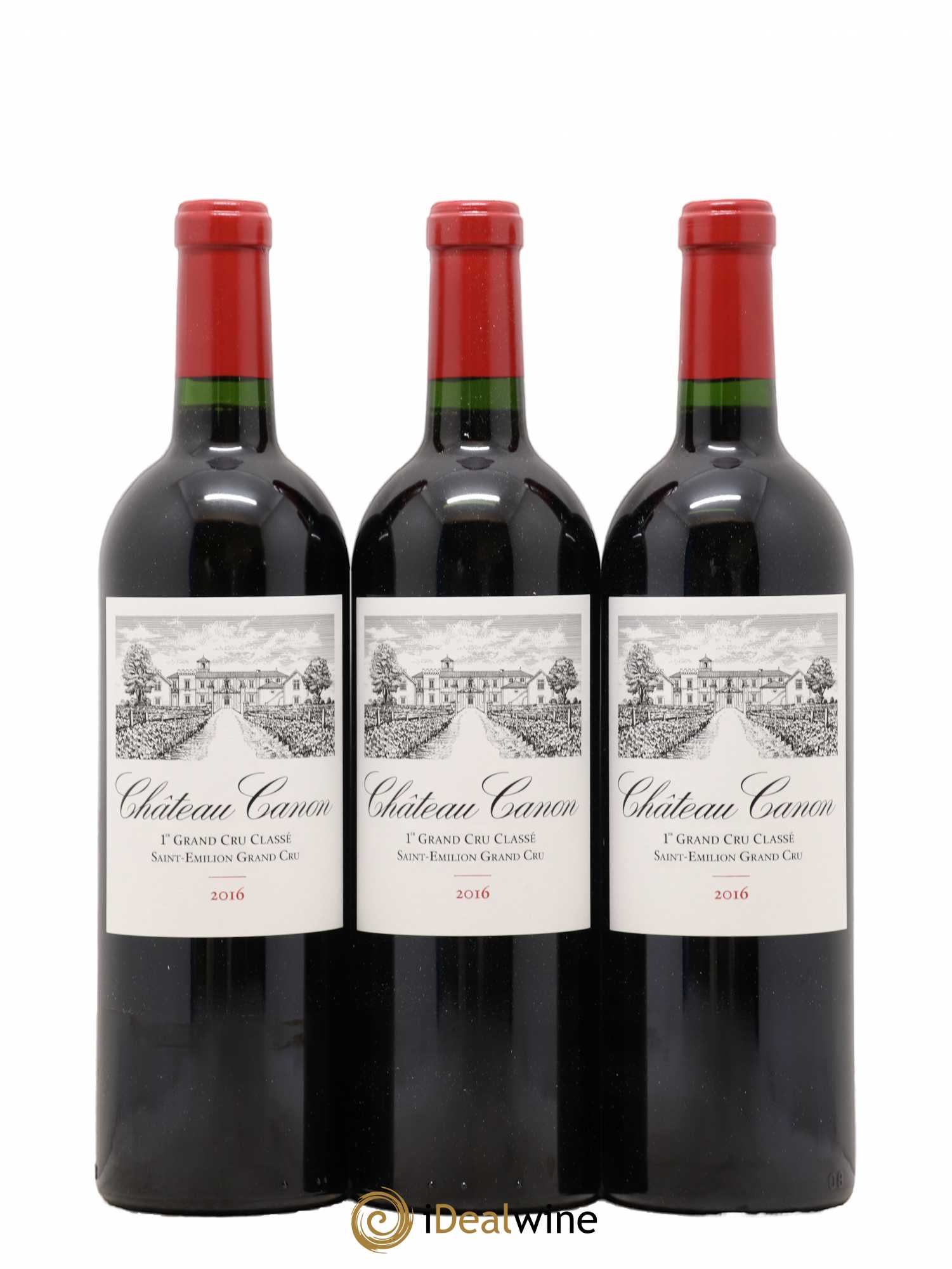Château Canon 1er Grand Cru Classé B 2016 - Lot de 6 bouteilles - 1