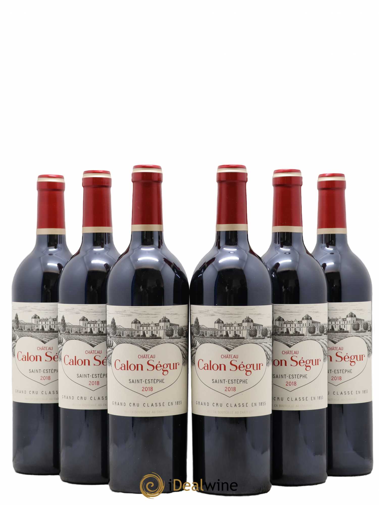 Château Calon Ségur 3ème Grand Cru Classé 2018 - Lot de 6 bouteilles - 0