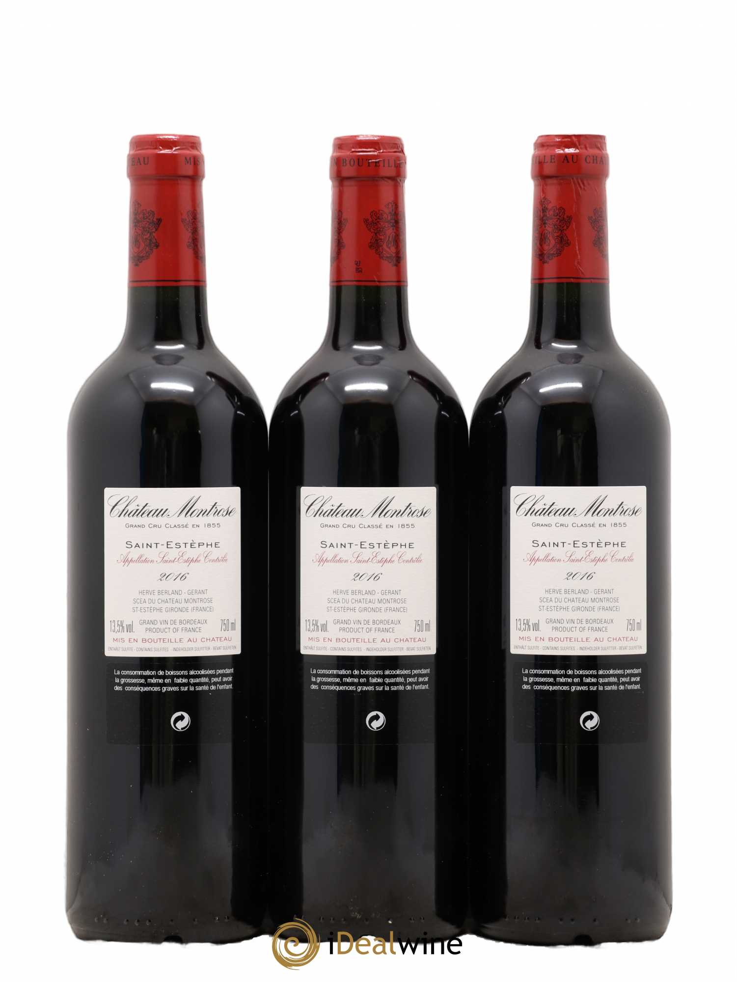 Château Montrose 2ème Grand Cru Classé 2016 - Lot de 6 bouteilles - 2