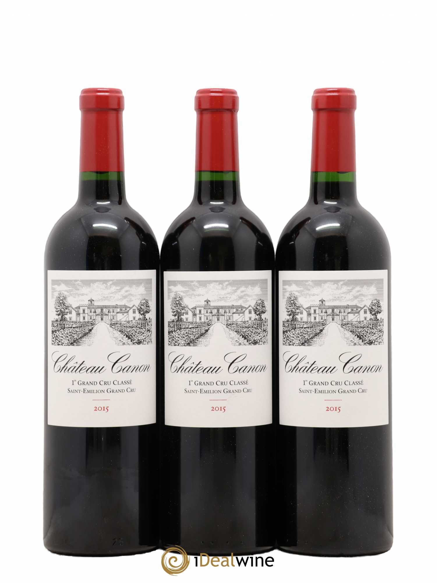 Château Canon 1er Grand Cru Classé B (sans prix de réserve) 2015 - Lot de 12 bouteilles - 1