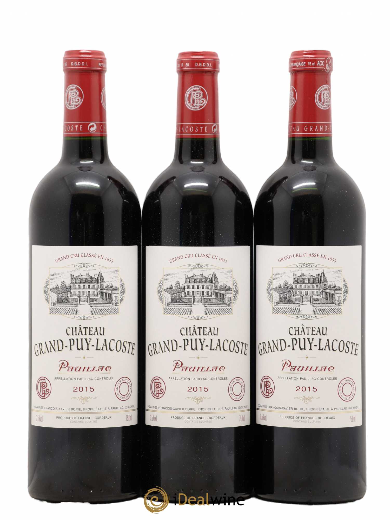 Château Grand Puy Lacoste 5ème Grand Cru Classé 2015 - Lot de 12 bouteilles - 3