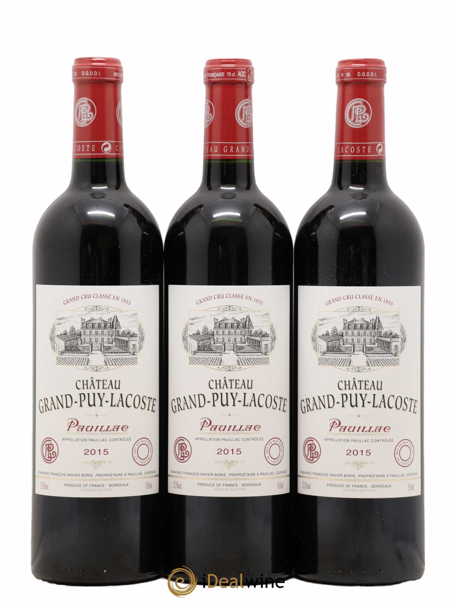 Château Grand Puy Lacoste 5ème Grand Cru Classé 2015 - Lot de 12 bouteilles - 4