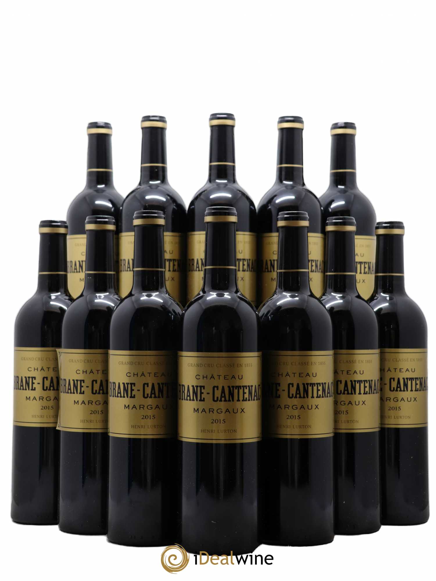 Château Brane Cantenac 2ème Grand Cru Classé 2015 - Lot de 12 bouteilles - 0