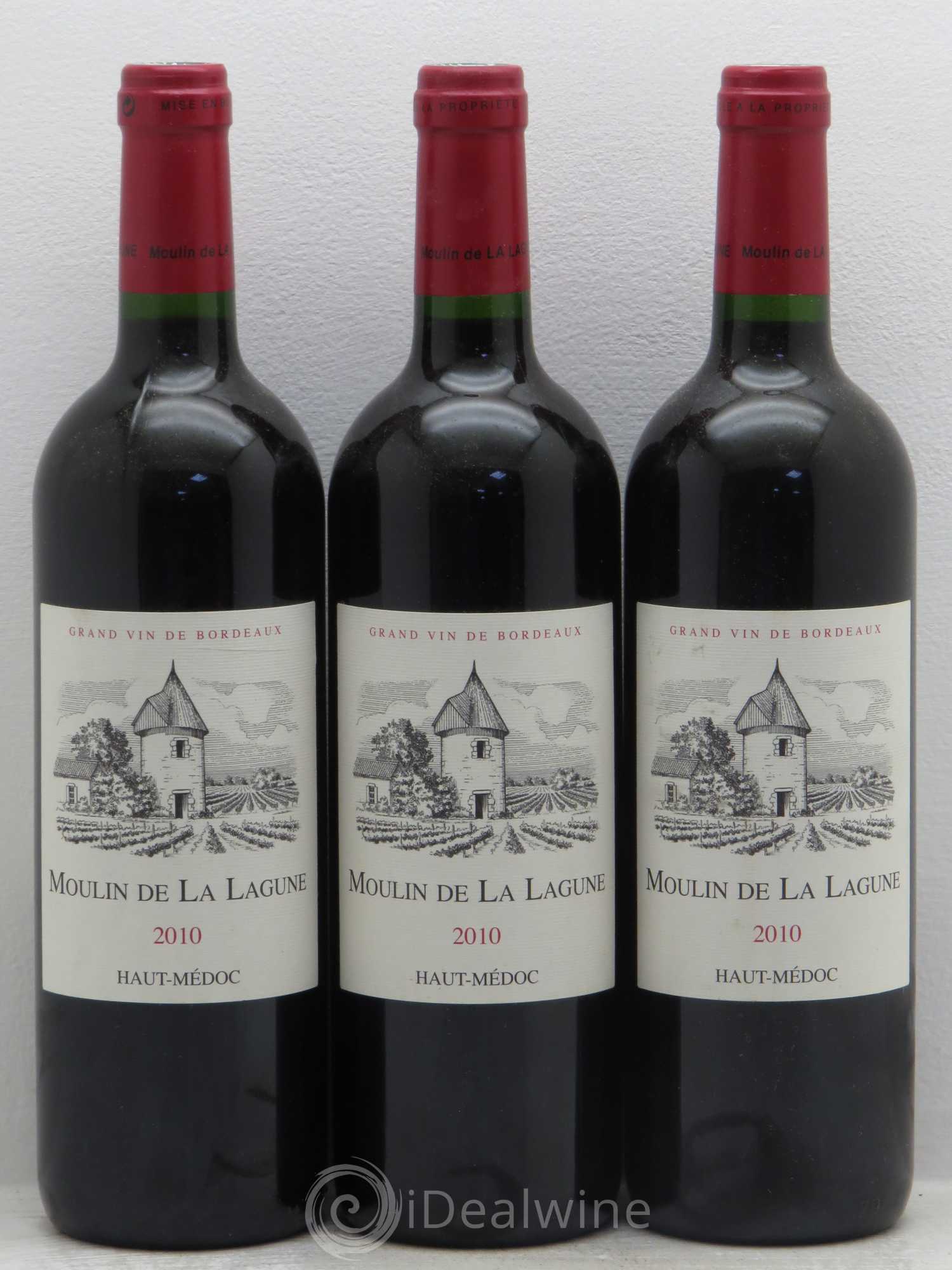 Moulin de La Lagune Second Vin 2010 - Lot de 3 bouteilles - 0