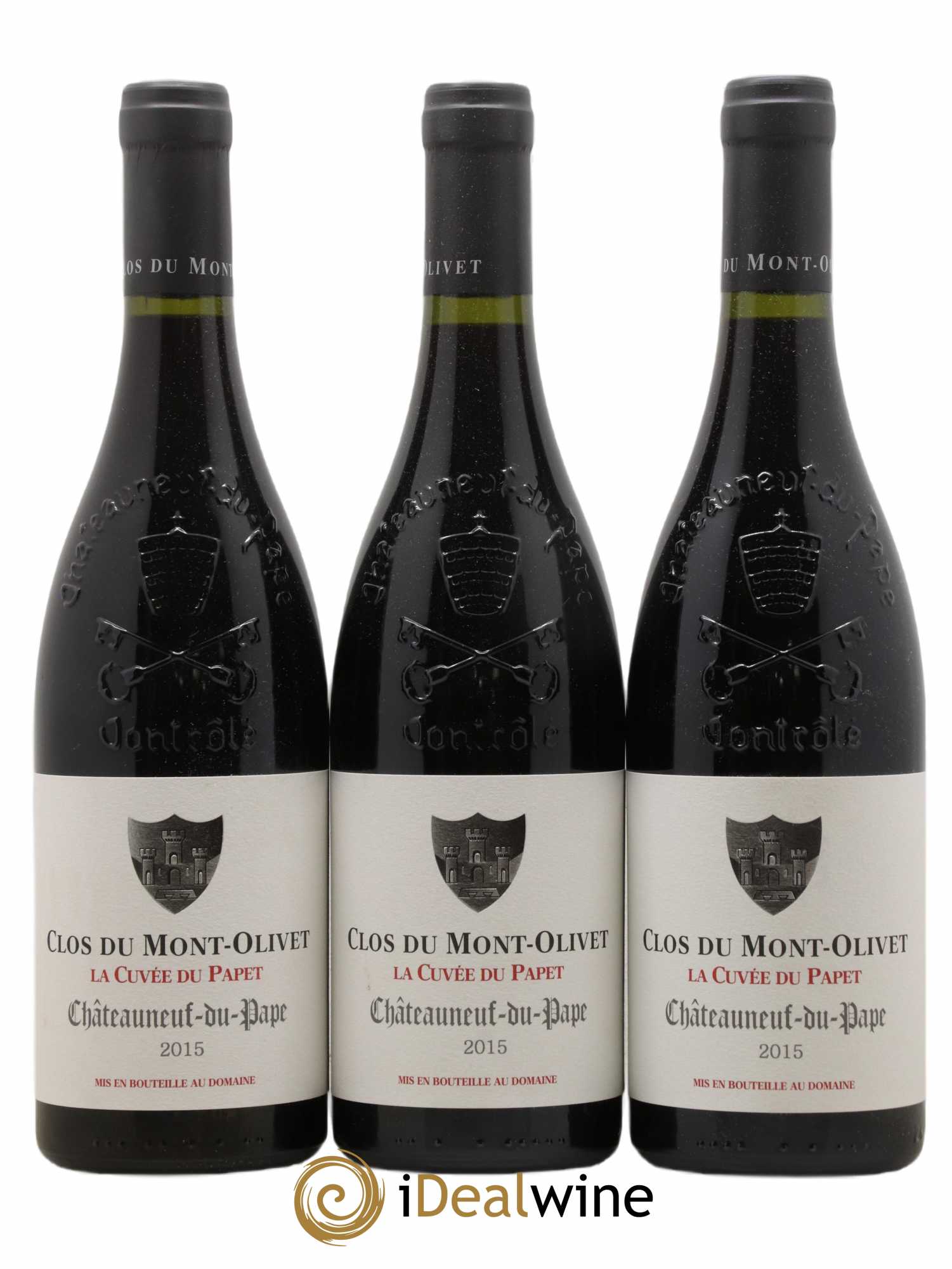 Châteauneuf-du-Pape Cuvée du Papet Clos du Mont-Olivet  2015 - Lot of 6 bottles - 1