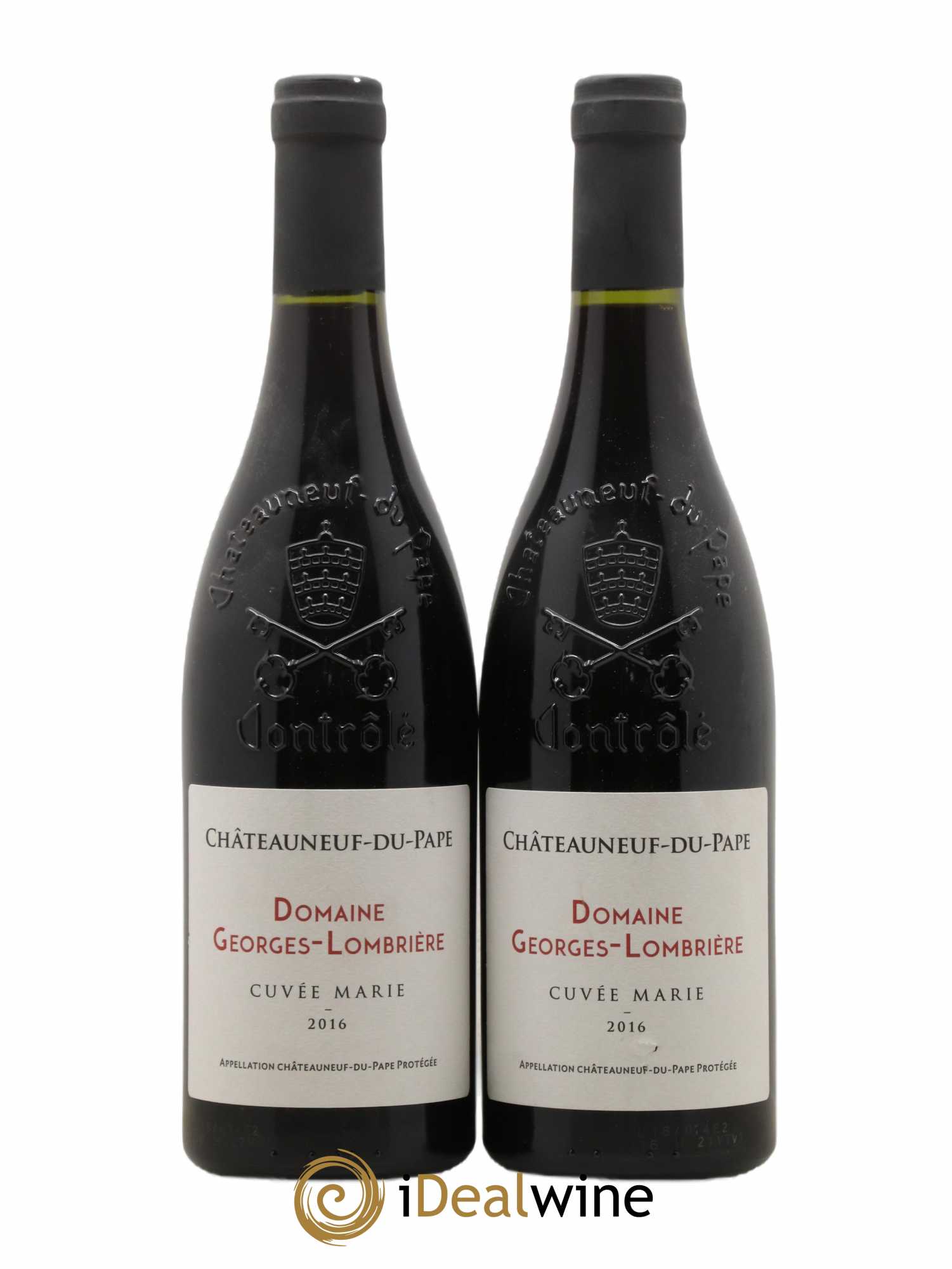 Châteauneuf-du-Pape Cuvee Marie Domaine Georges Lombriere 2016 - Lot de 2 bouteilles - 0