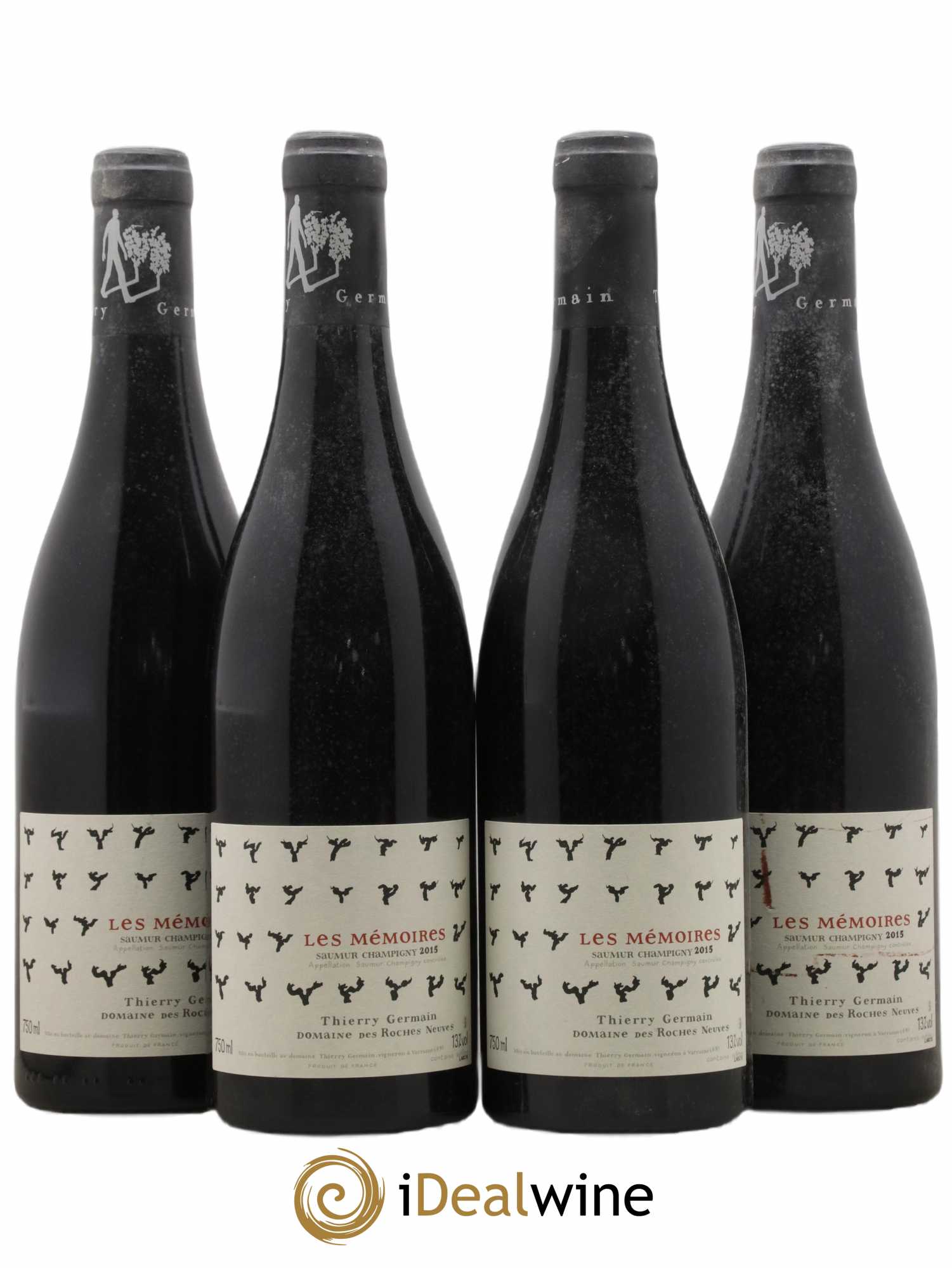 Saumur-Champigny Les Mémoires Domaine des Roches Neuves - Thierry Germain 2015 - Lotto di 4 bottiglie - 0