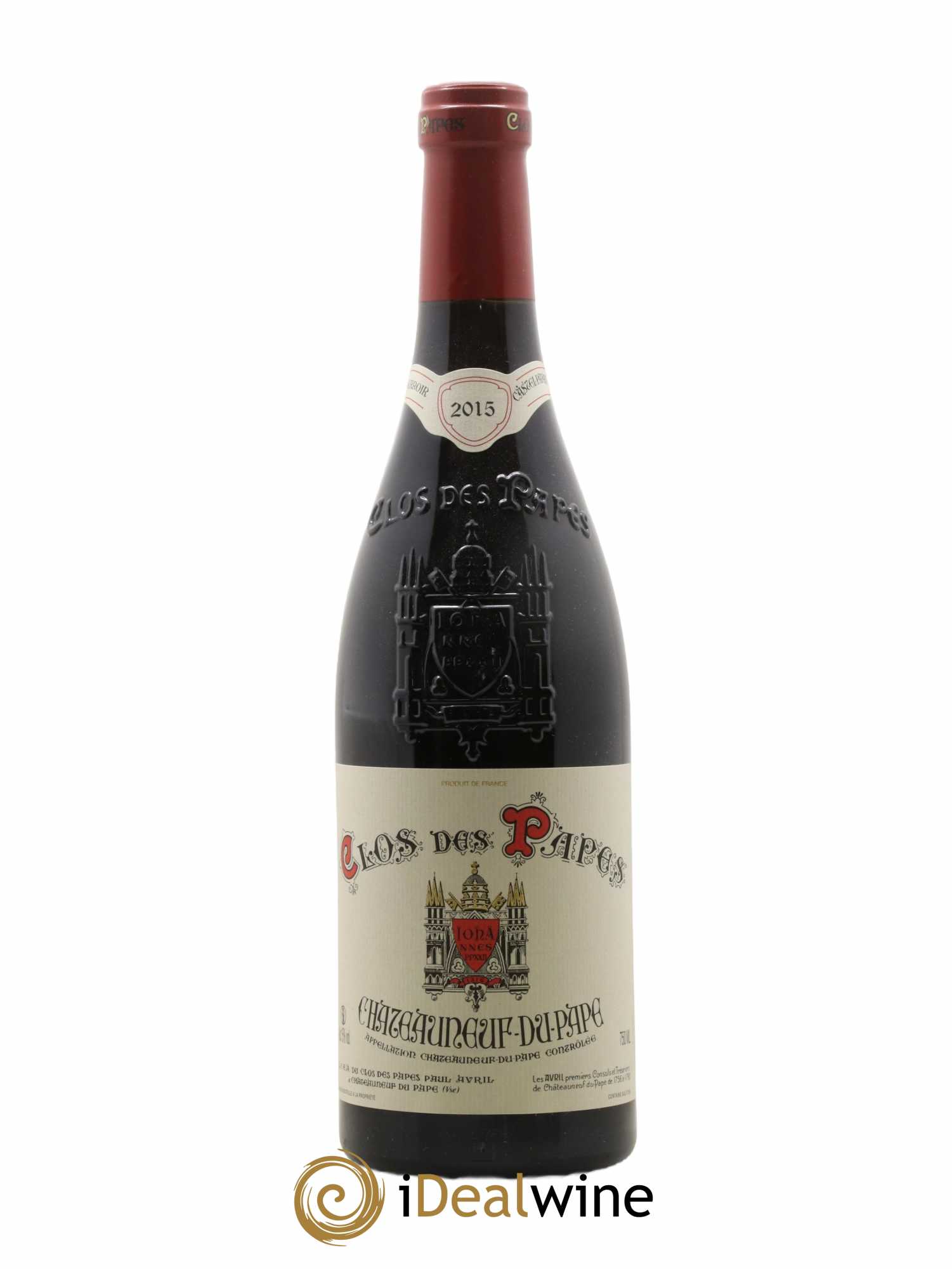 Châteauneuf-du-Pape Clos des Papes - Paul Avril 2015 - Lot de 1 bouteille - 0