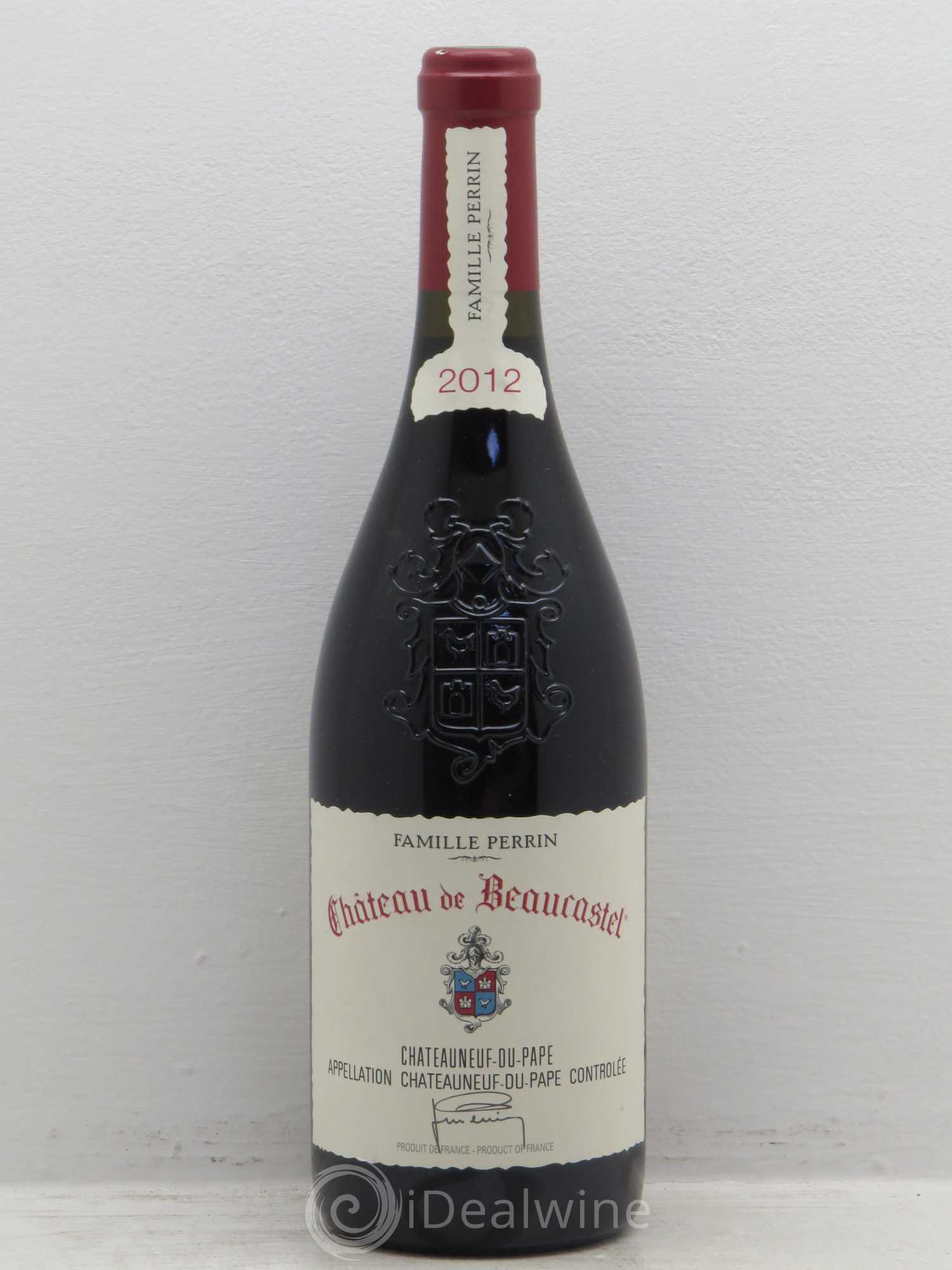 Châteauneuf-du-Pape Château de Beaucastel Famille Perrin 2012 - Lot de 1 bouteille - 0