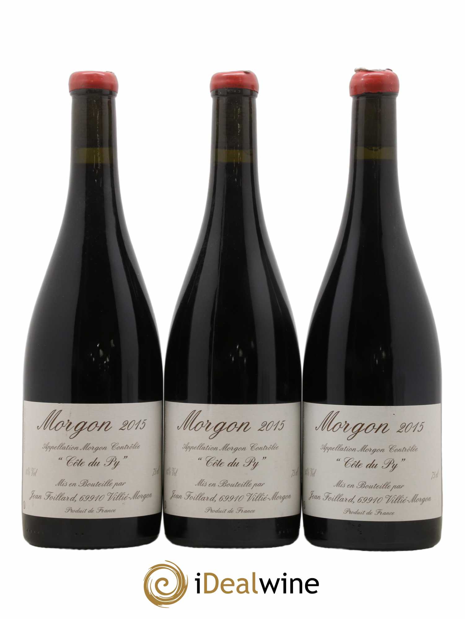 Morgon Côte du Py Jean Foillard 2015 - Lot de 3 bouteilles - 0