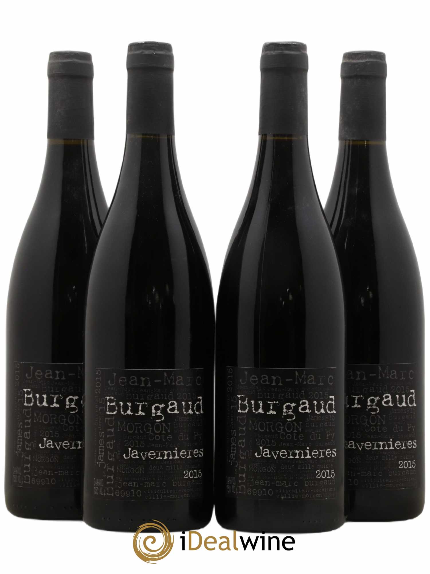 Morgon Javernières Jean-Marc Burgaud (Domaine) 2015 - Lot de 4 bouteilles - 0