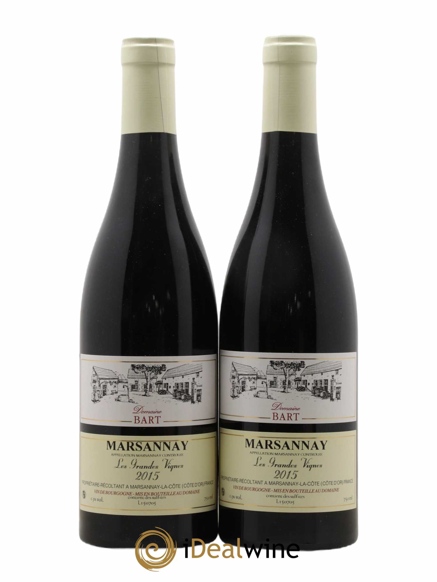 Marsannay Les Grandes Vignes Bart 2015 - Lot de 2 bouteilles - 0