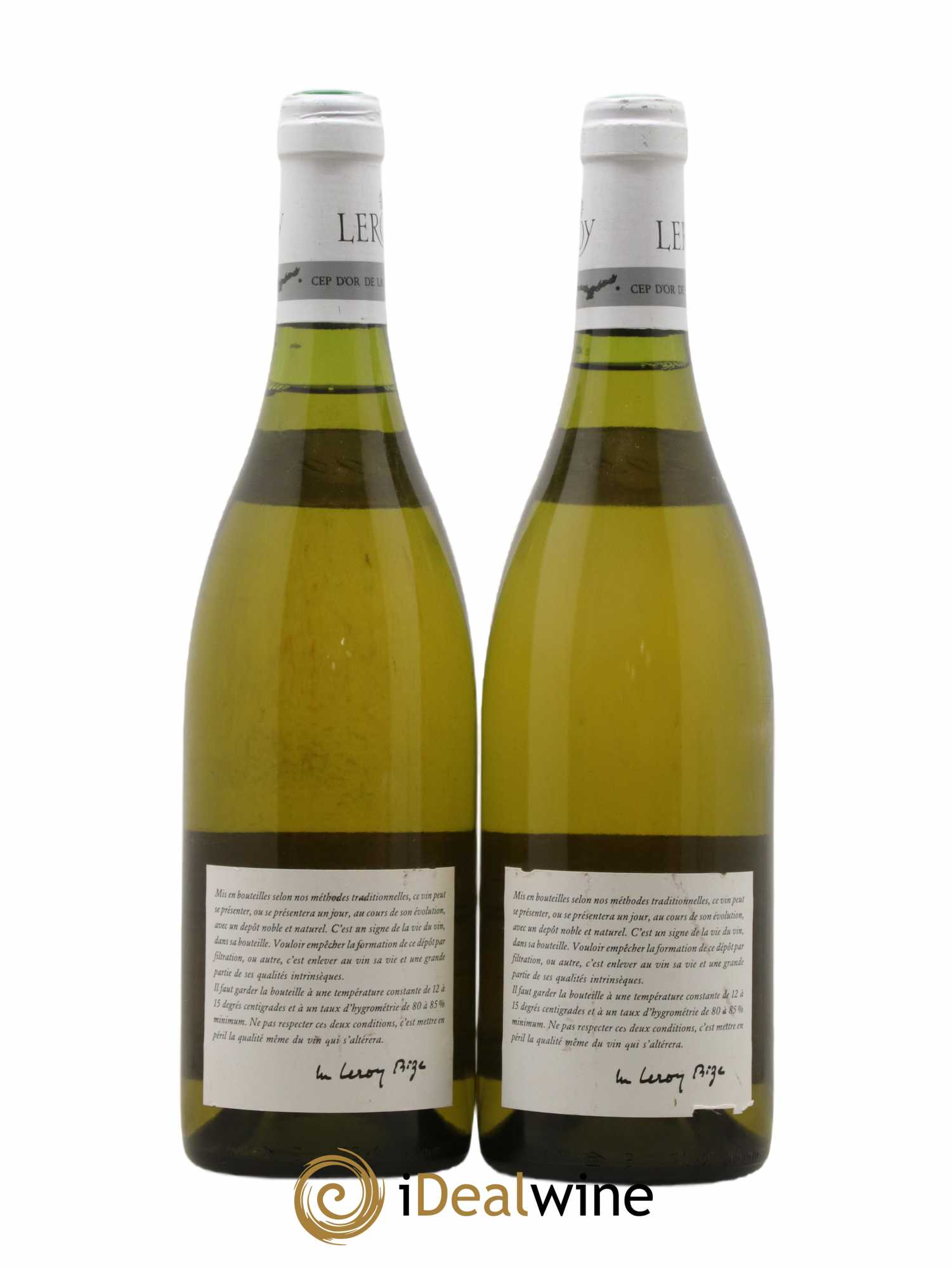 Chassagne-Montrachet 1er Cru Morgeot Leroy SA 1997 - Lot de 2 bouteilles - 1