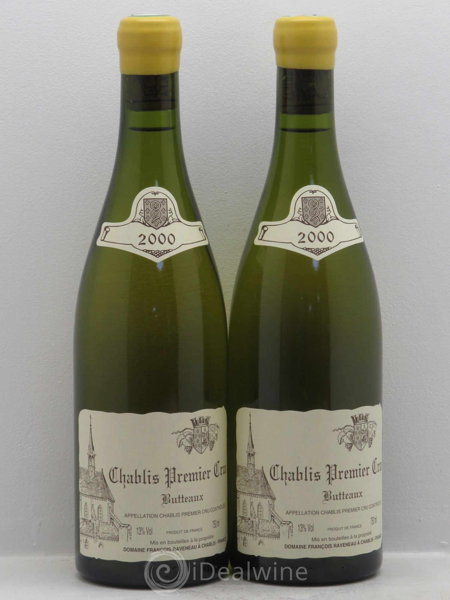 Chablis 1er Cru Butteaux Raveneau (Domaine) 2000 - Lot de 2 bouteilles - 0
