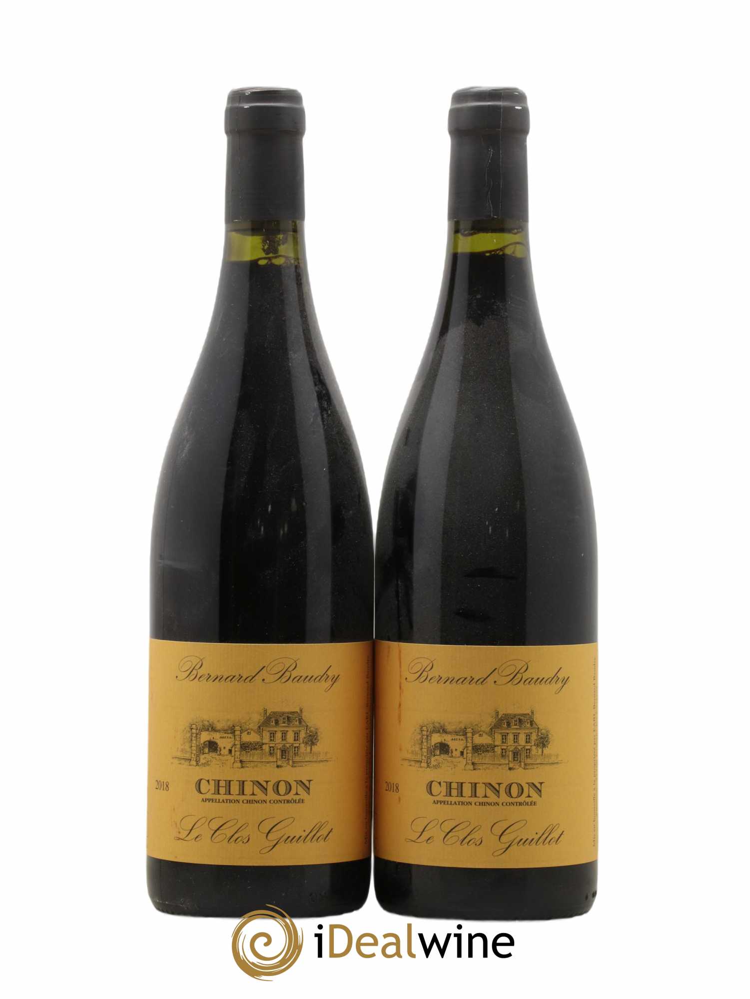 Chinon Le Clos Guillot Bernard Baudry 2018 - Lot de 2 bouteilles - 0