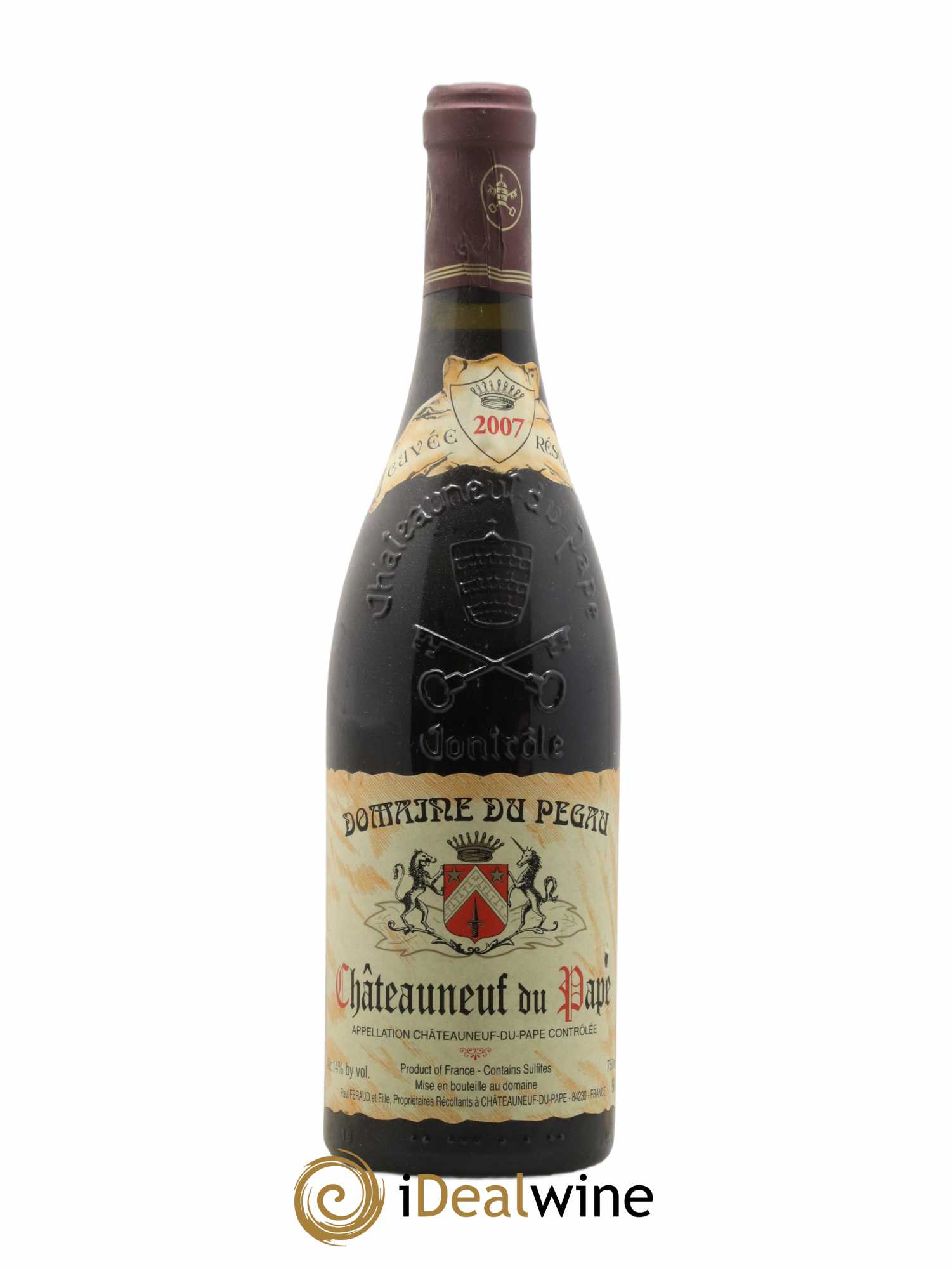 Châteauneuf-du-Pape Domaine du Pégau Cuvée Réservée Paul et Laurence Féraud 2007 - Lot de 1 bouteille - 0
