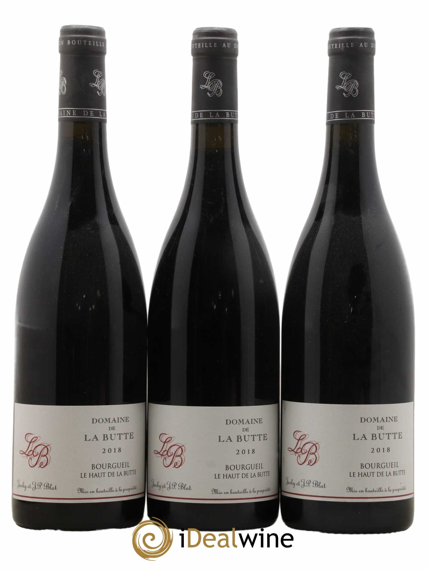 Bourgueil Le Haut de La Butte Domaine de La Butte - Jacky Blot 2018 - Lot de 3 bouteilles - 0