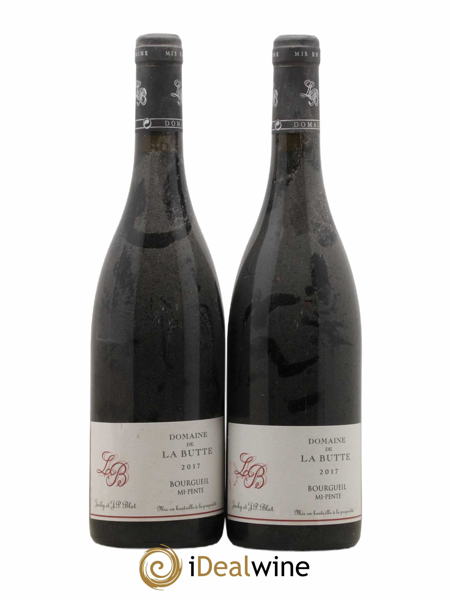 Bourgueil Mi-Pente Domaine de La Butte - Jacky Blot 2017 - Lot of 2 bottles - 0