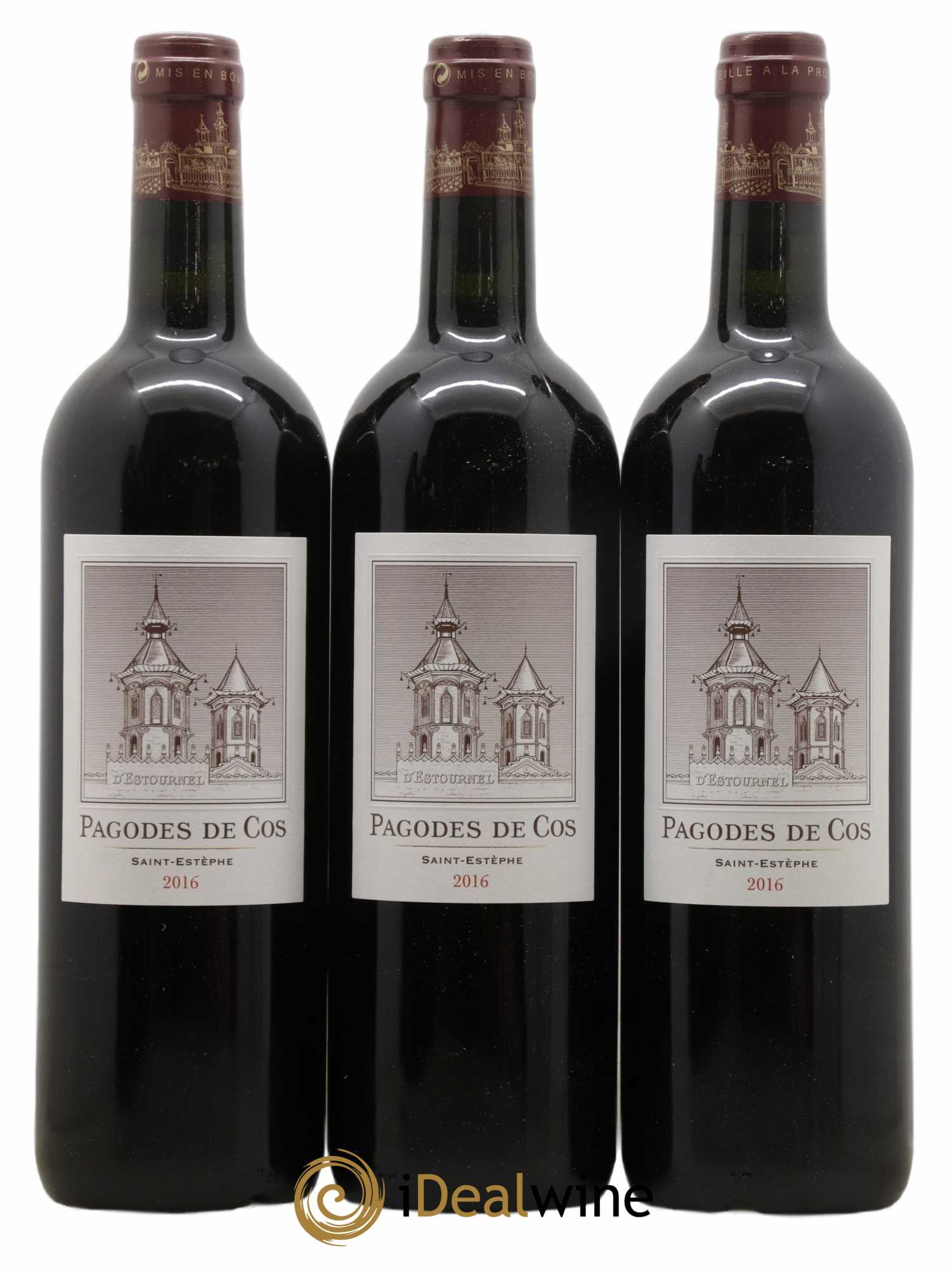 Les Pagodes de Cos Second Vin 2016 - Posten von 6 Flaschen - 2
