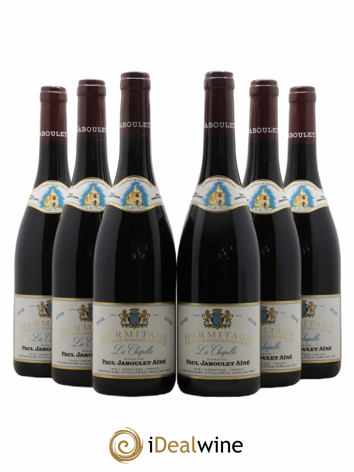 Hermitage La Chapelle Paul Jaboulet Ainé 2018 - Lot de 6 bouteilles - 0