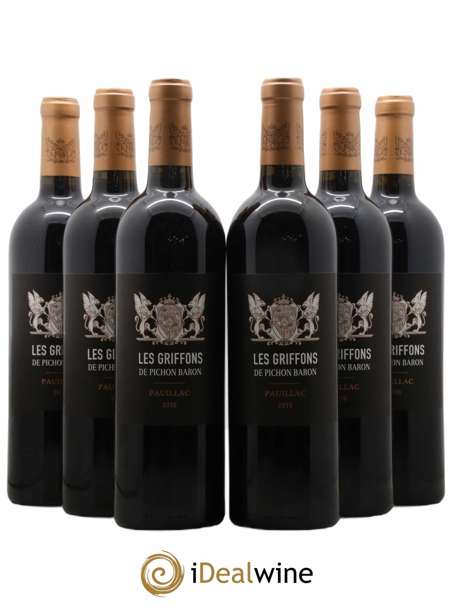 Les Griffons de Pichon Baron 2016 - Lot de 6 bouteilles - 0