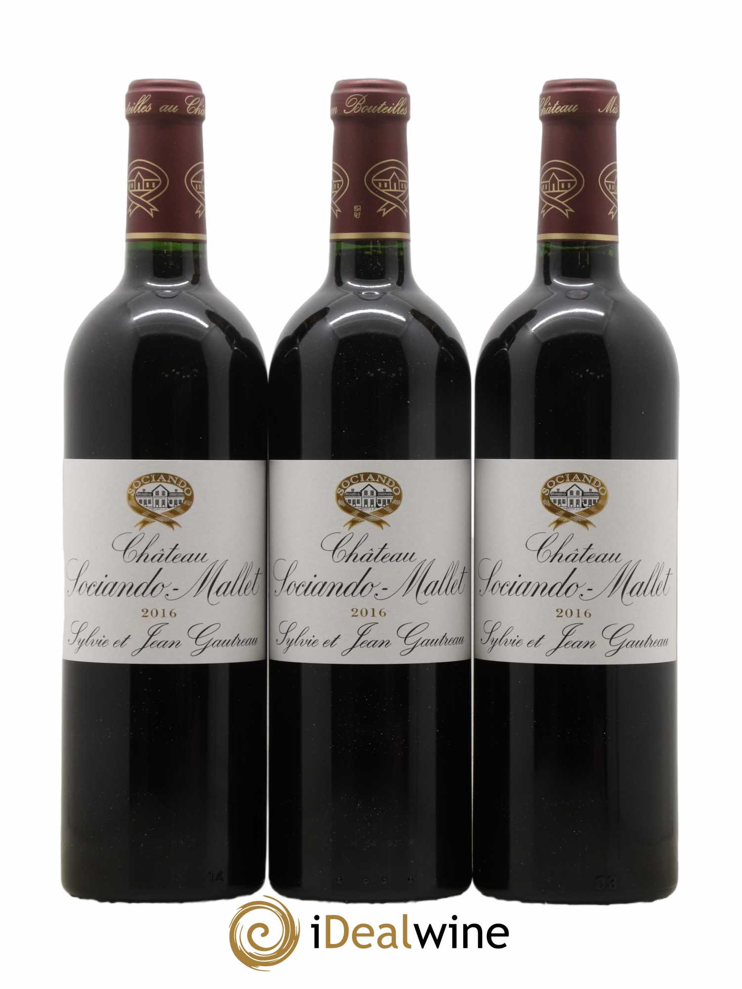 Château Sociando Mallet 2016 - Lot de 6 bouteilles - 1