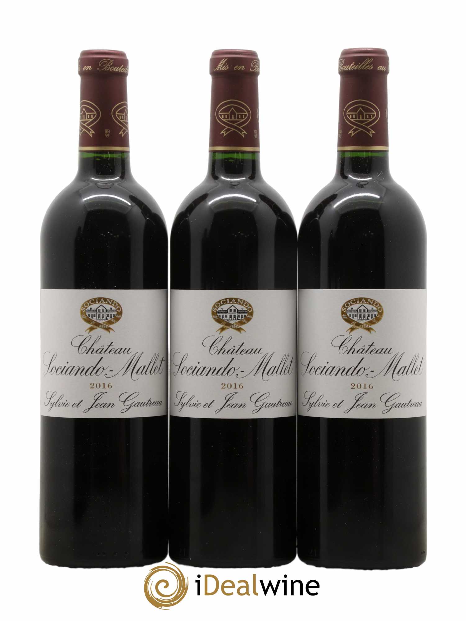 Château Sociando Mallet 2016 - Lot de 6 bouteilles - 2