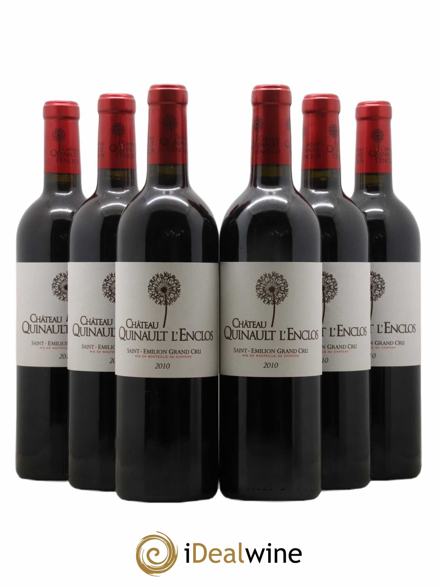 Château Quinault L'Enclos 2010 - Lot de 6 bouteilles - 0