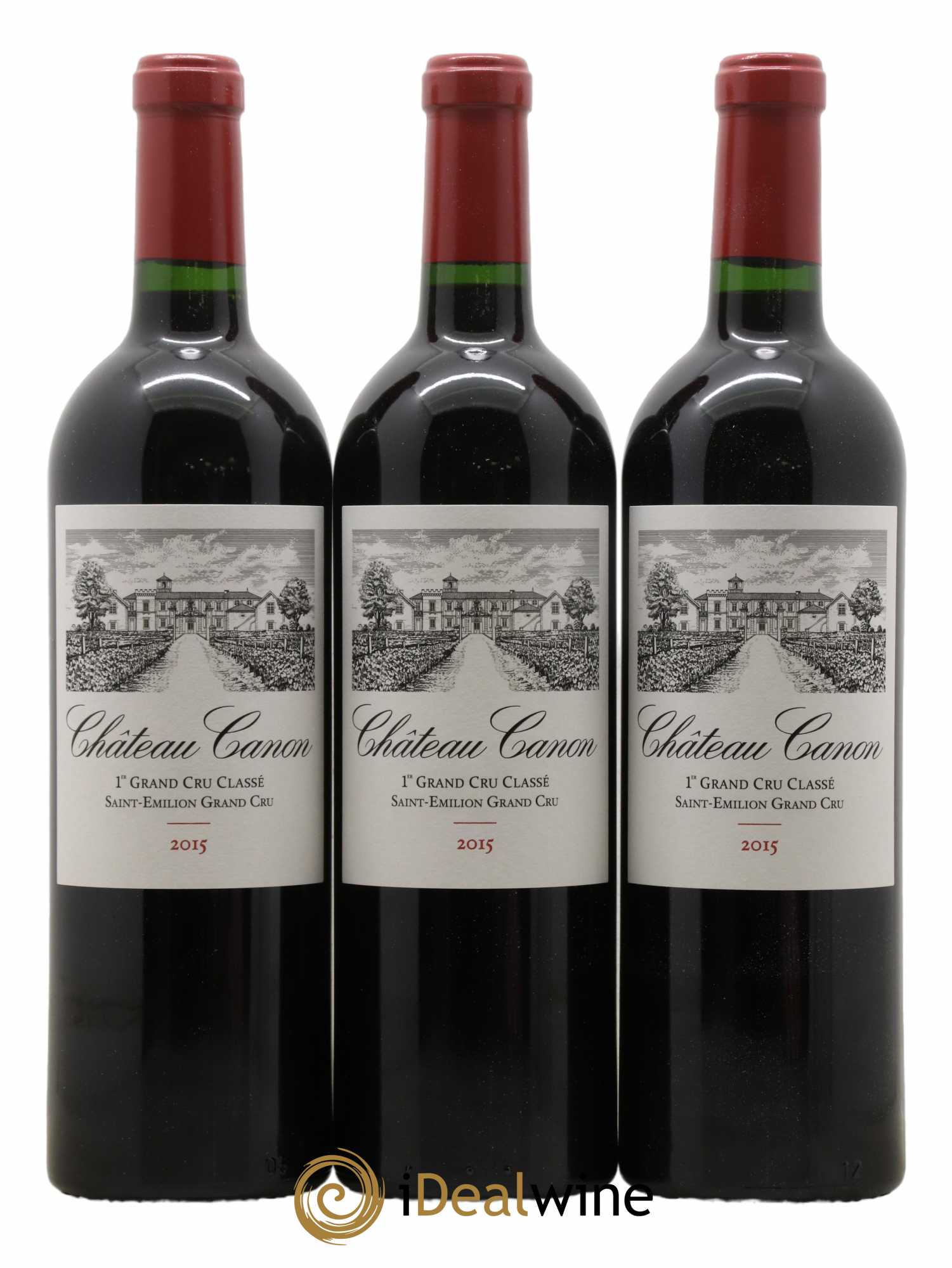 Château Canon 1er Grand Cru Classé B 2015 - Lot de 6 bouteilles - 1