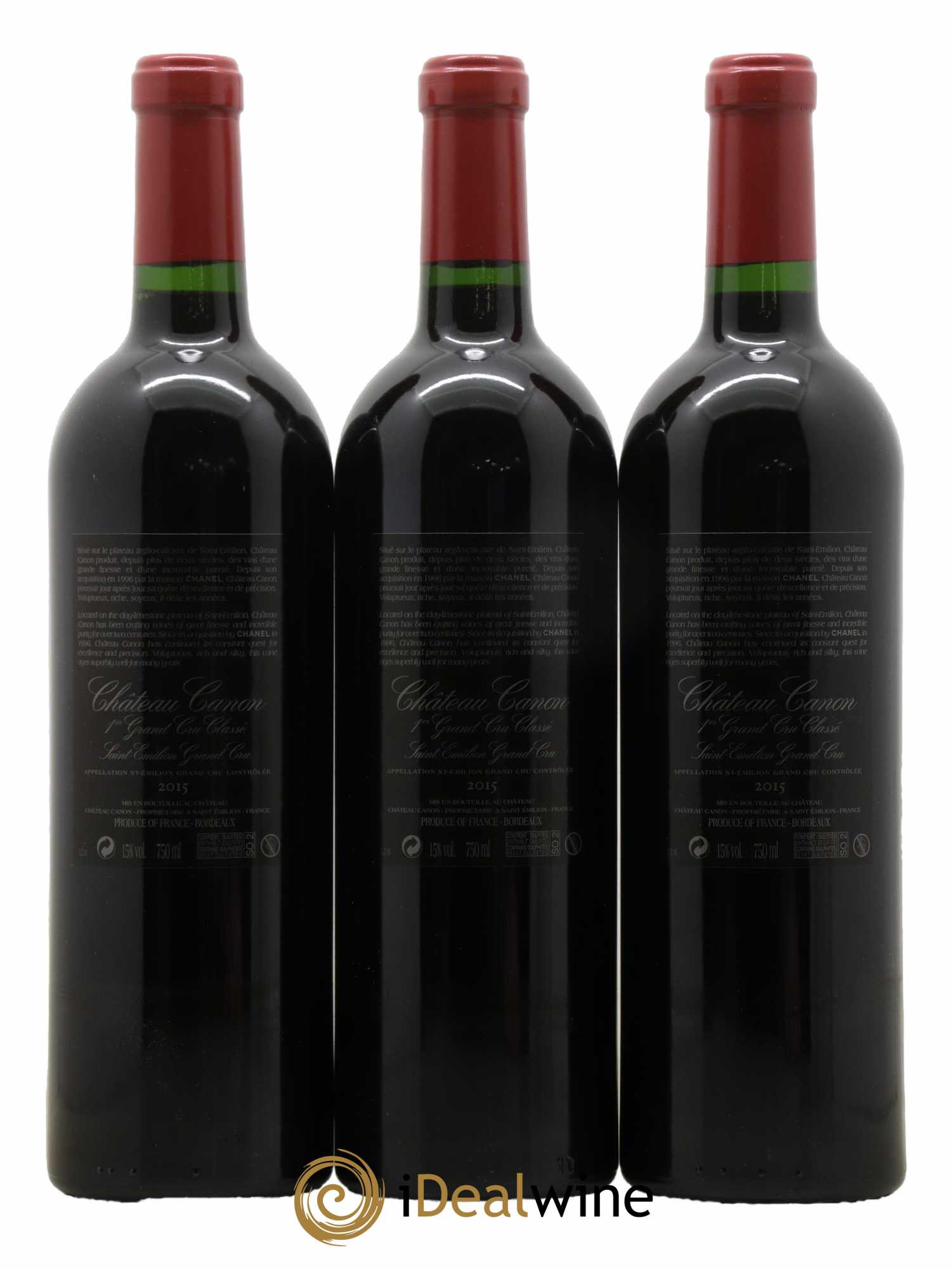 Château Canon 1er Grand Cru Classé B 2015 - Lot de 6 bouteilles - 2