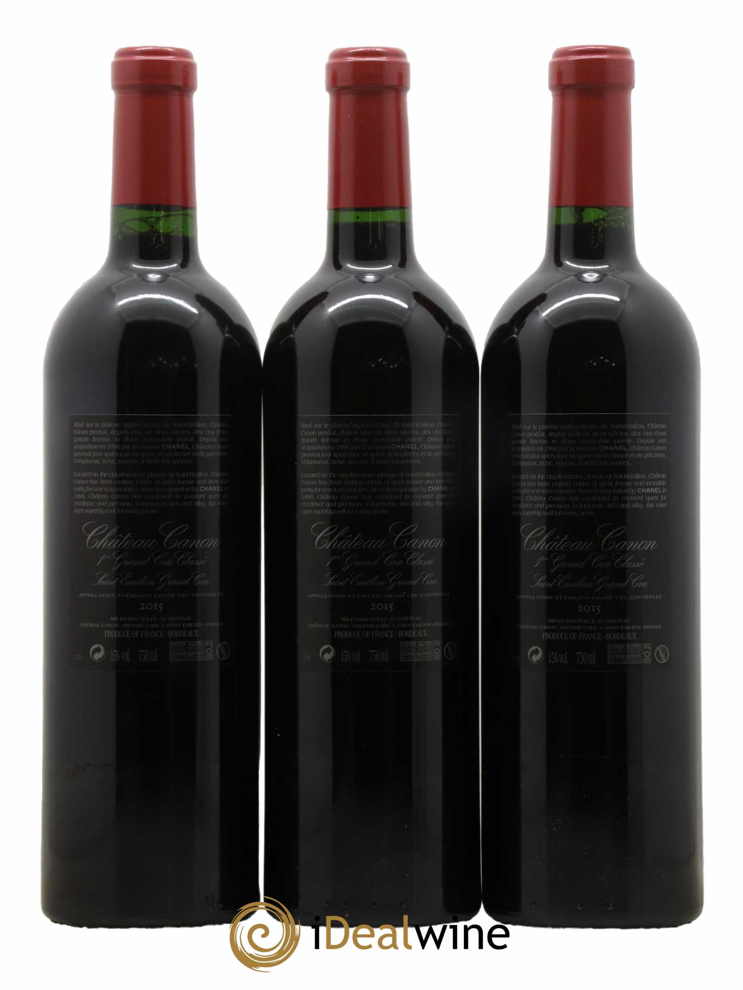 Château Canon 1er Grand Cru Classé B 2015 - Lot de 6 bouteilles - 4
