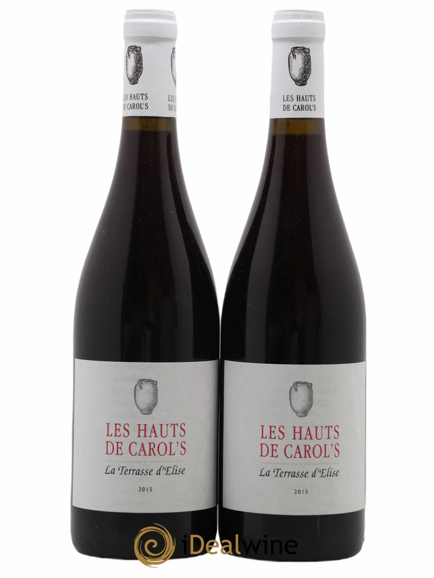 Pays d'Hérault Les Hauts de Carol's Terrasse d'Elise (Domaine de la) 2015 - Lot de 2 bouteilles - 0