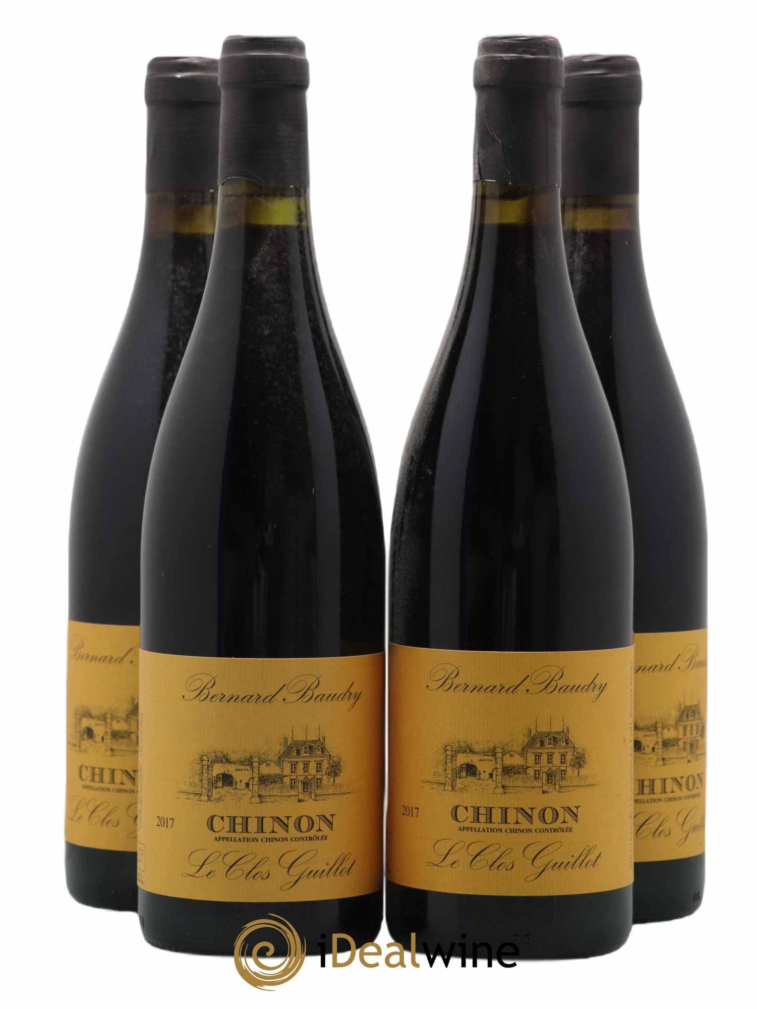 Chinon Le Clos Guillot Bernard Baudry 2017 - Lot de 4 bouteilles - 0