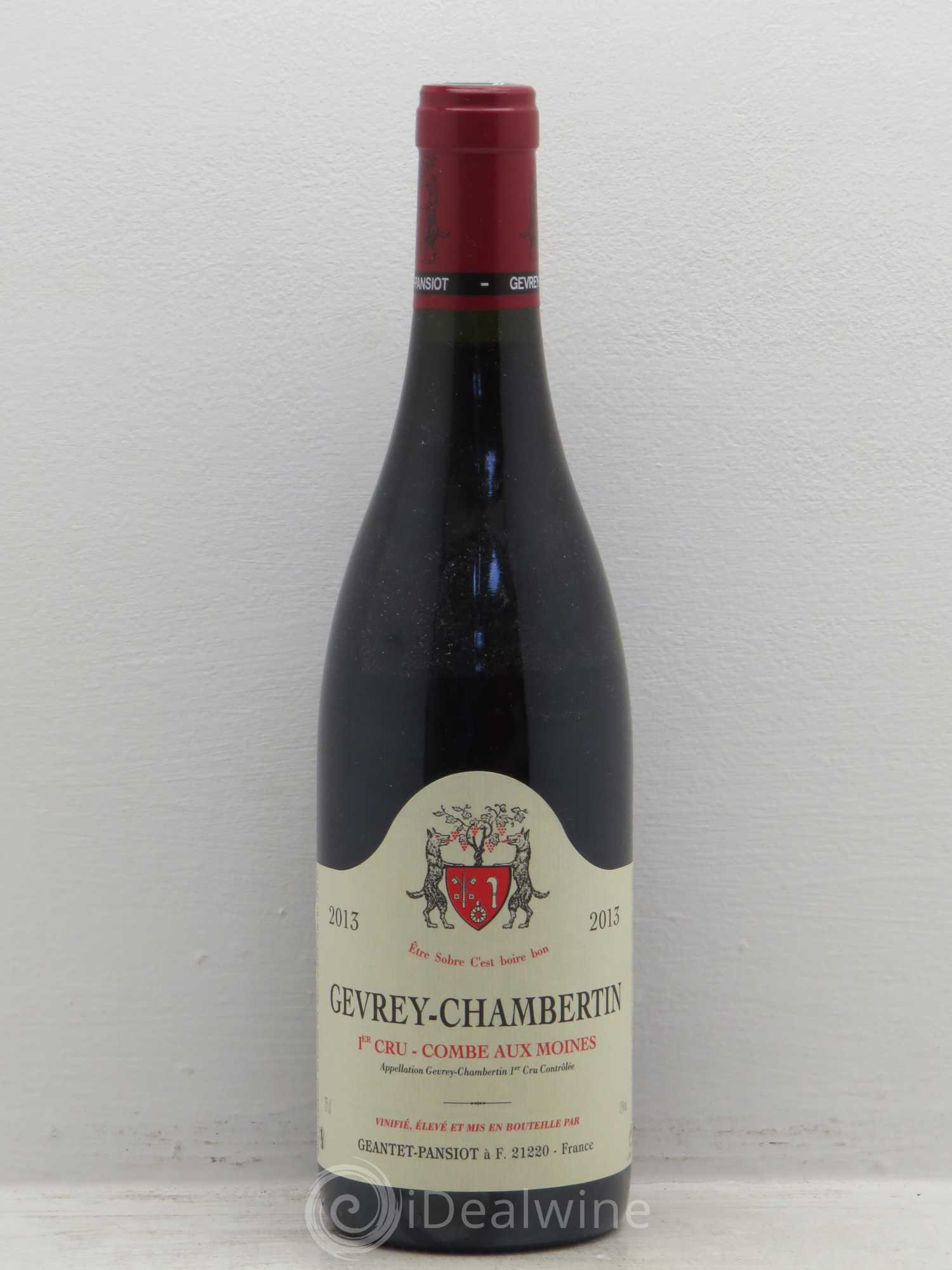 Gevrey-Chambertin 1er Cru (sans prix de réserve) 2013 - Lot de 1 bouteille - 0