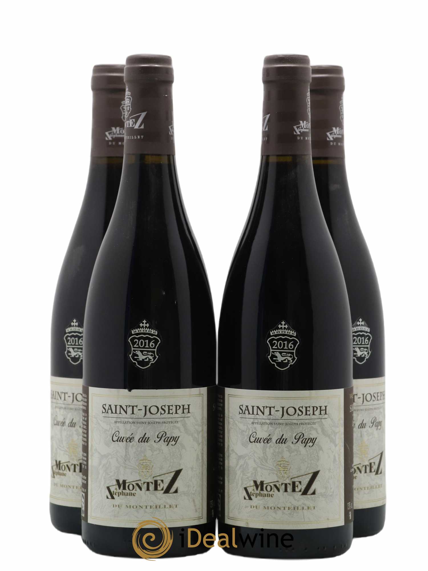 Saint-Joseph Cuvée du Papy Monteillet (Domaine du) - Stéphane Montez 2016 - Lot de 4 bouteilles - 0