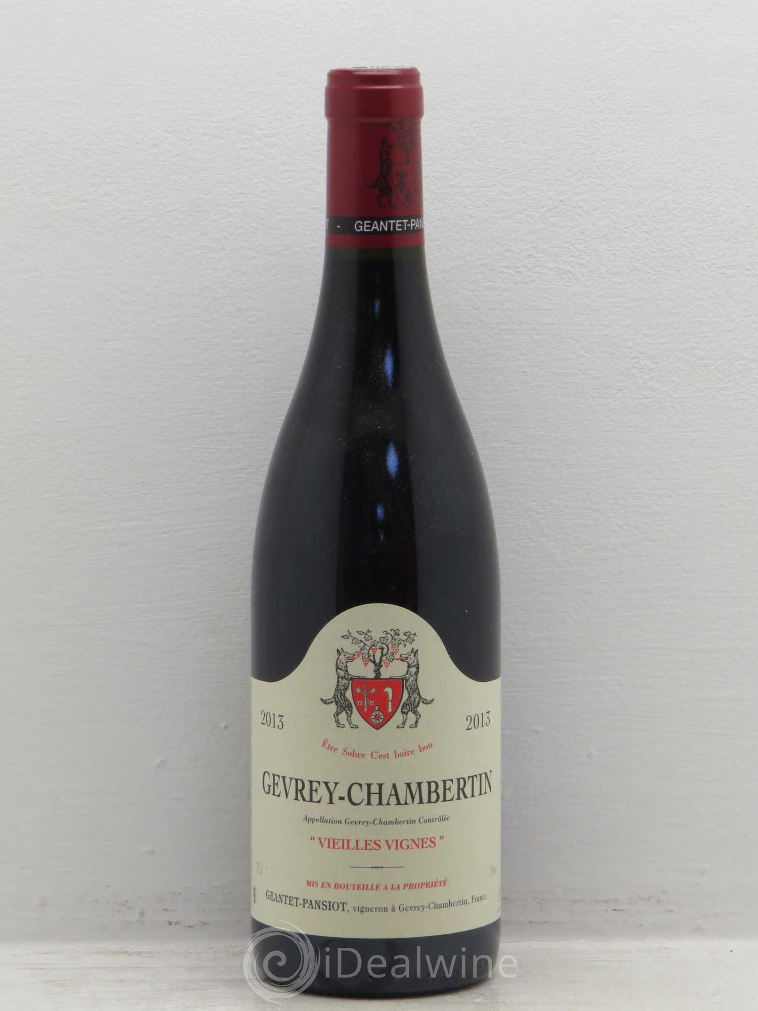 Gevrey-Chambertin Vieilles vignes Geantet-Pansiot 2013 - Lot de 1 bouteille - 0