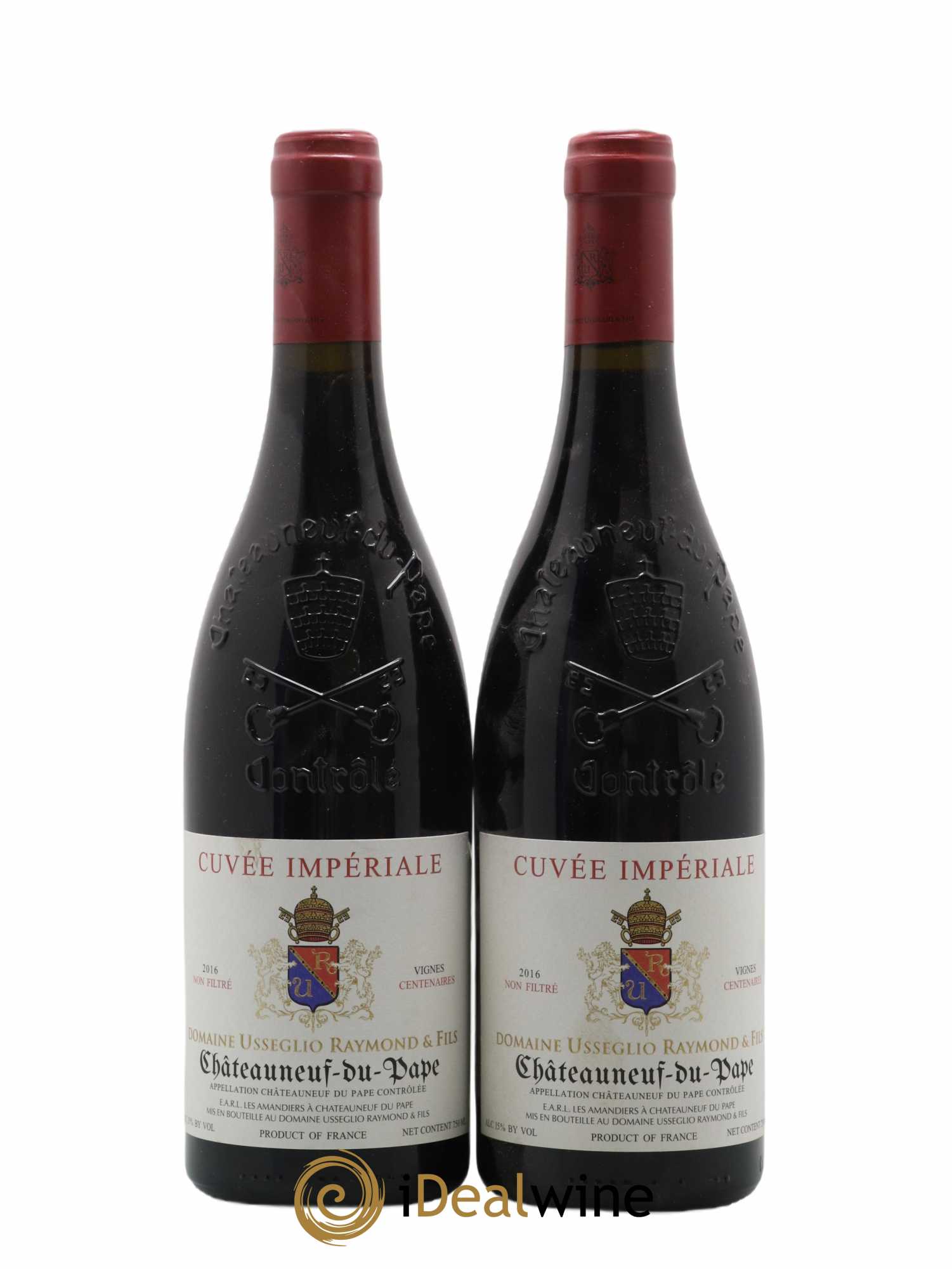 Châteauneuf-du-Pape Cuvée Impériale Raymond Usseglio & Fils (Domaine) 2016 - Lot de 2 bouteilles - 0
