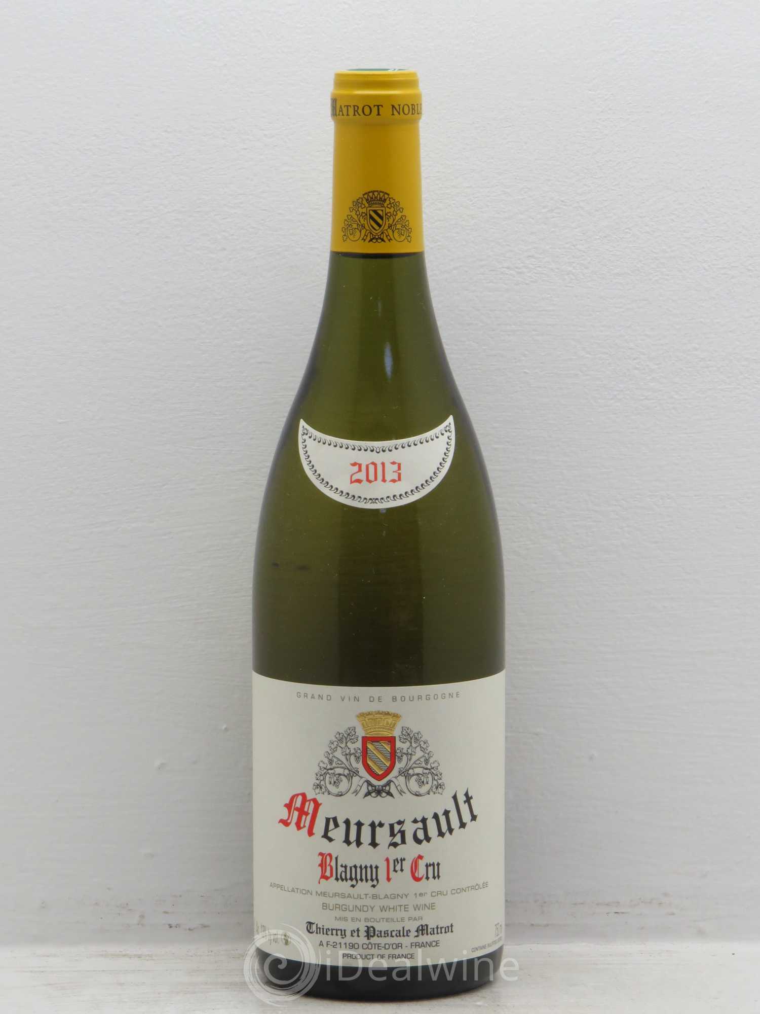 Meursault 1er Cru Domaine Matrot-Blagny 2013 - Posten von 1 Flasche - 0