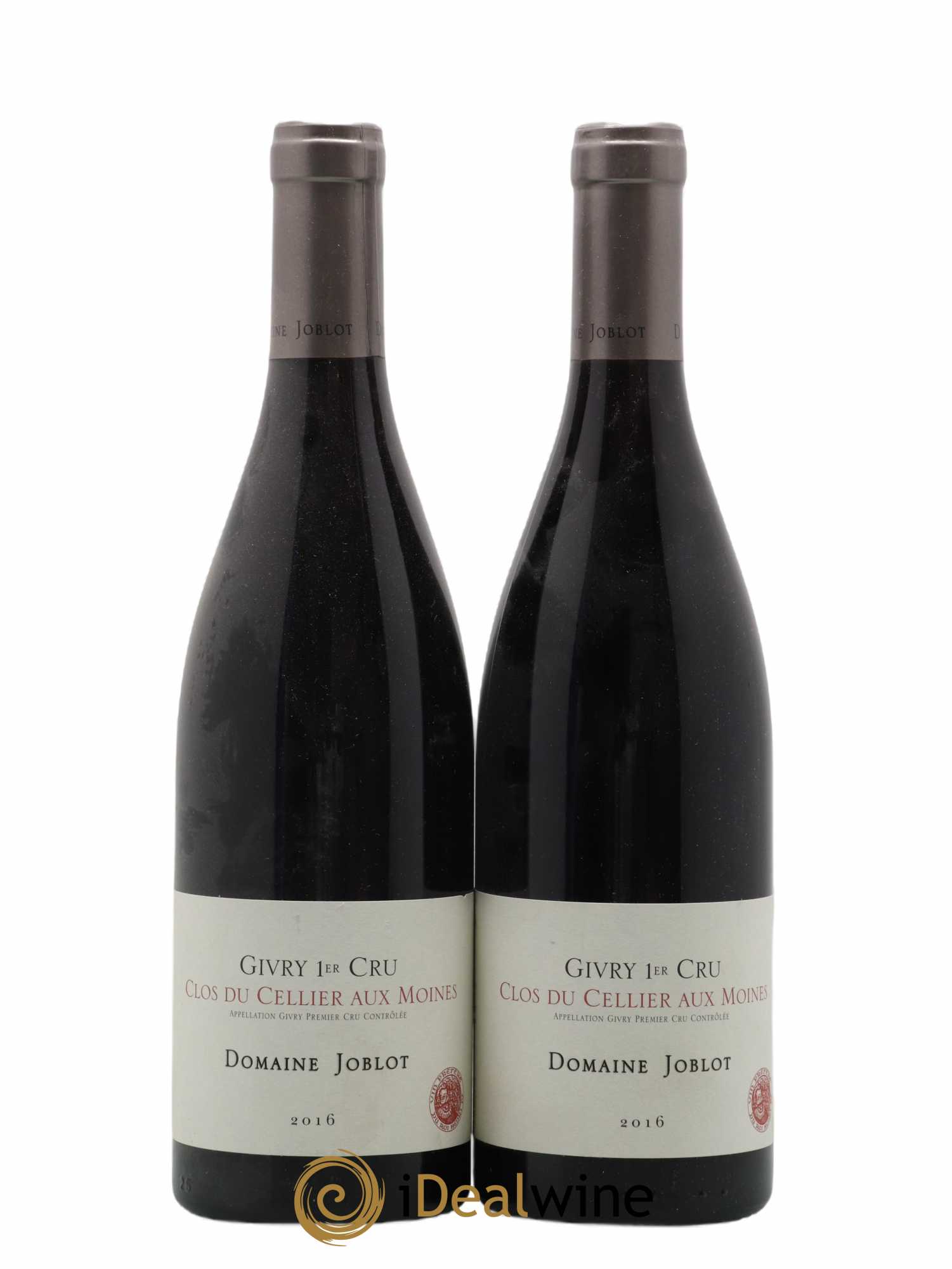 Givry 1er Cru Clos du Cellier aux Moines Joblot (Domaine) 2016 - Lot de 2 bouteilles - 0