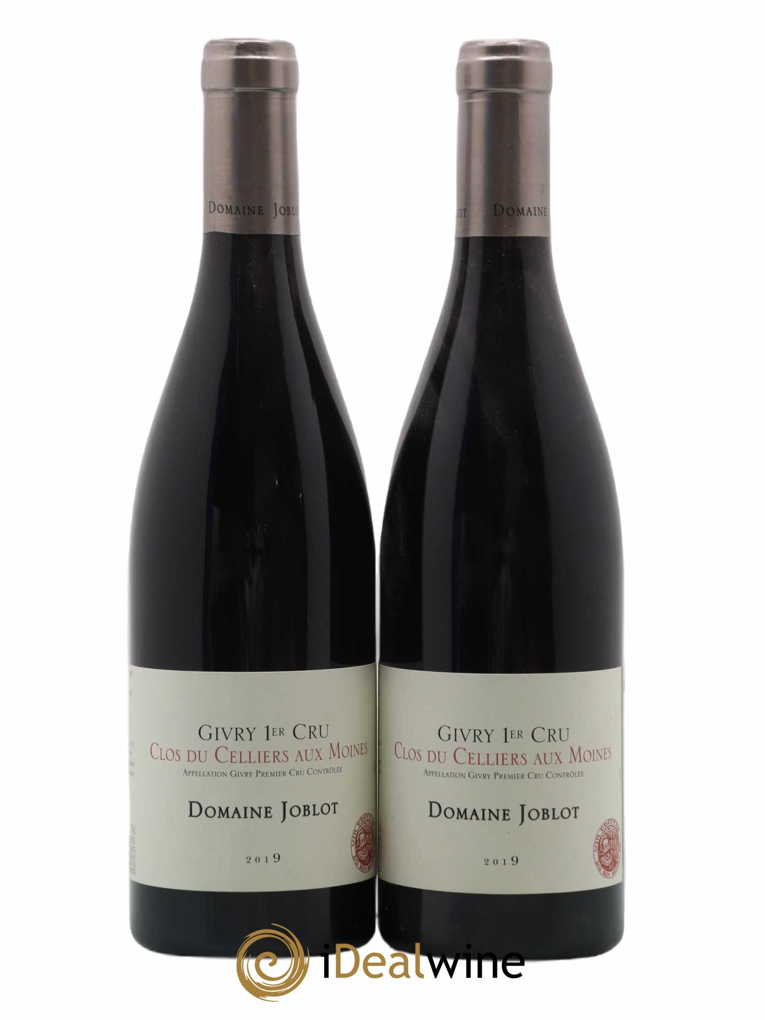 Givry 1er Cru Clos du Cellier aux Moines Joblot (Domaine) 2019 - Lot of 2 bottles - 0