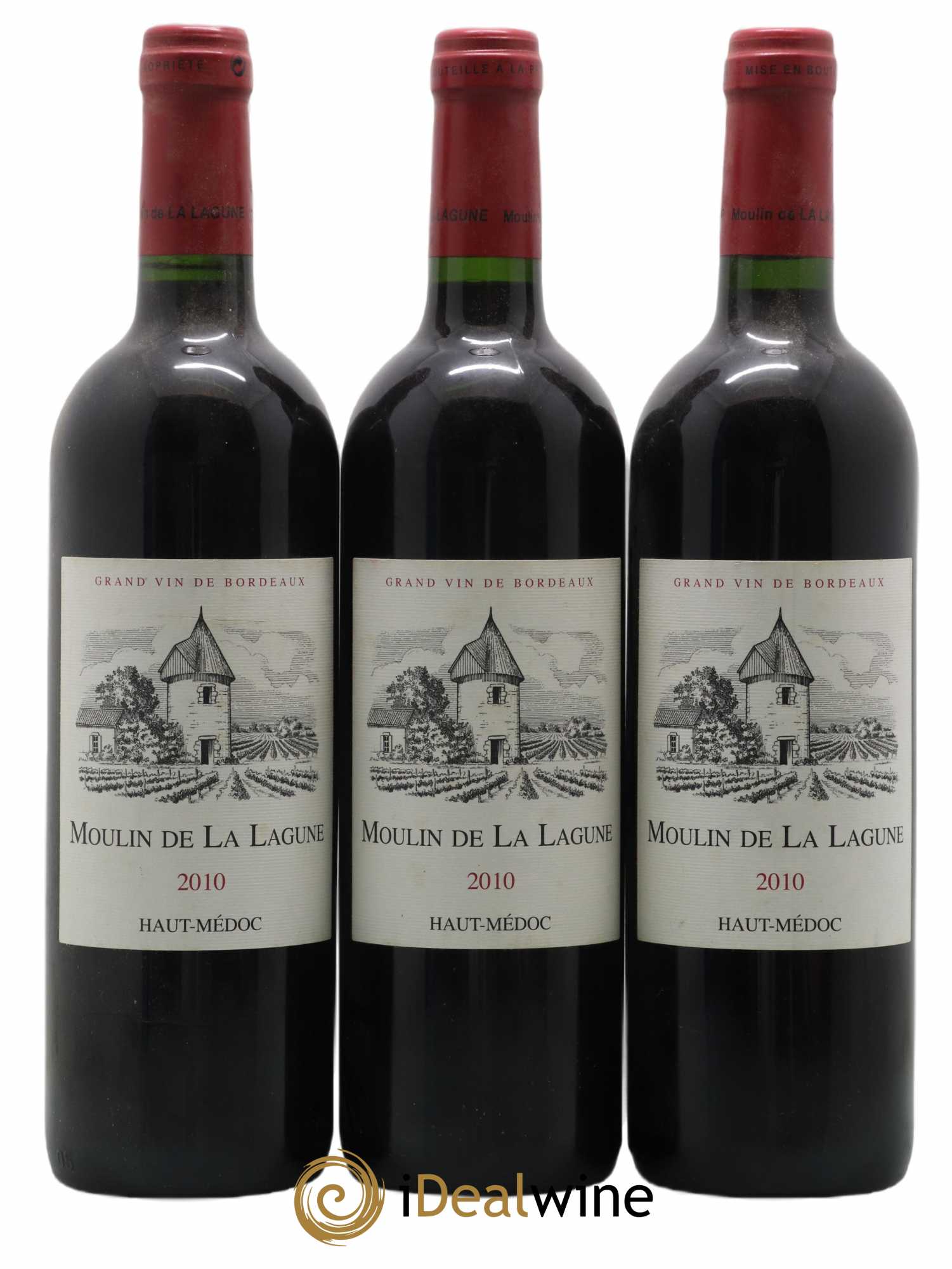 Moulin de La Lagune Second Vin 2010 - Lot of 3 bottles - 0