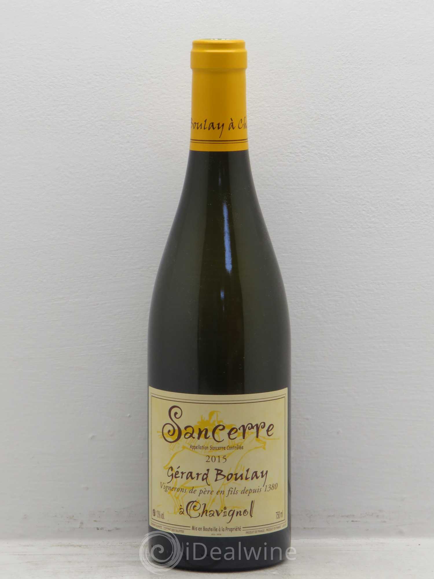 Sancerre Gérard Boulay 2015 - Lot de 1 bouteille - 0