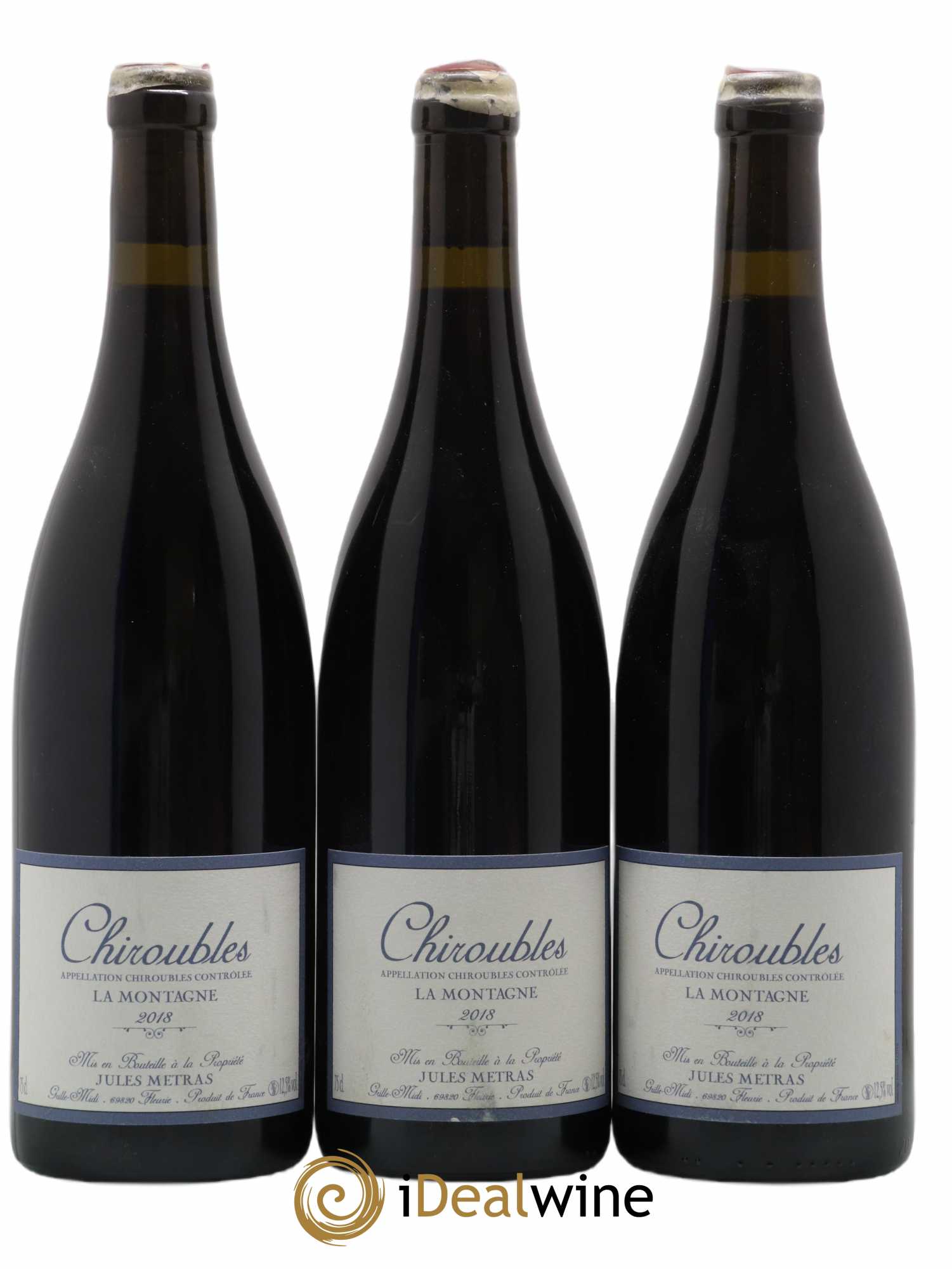 Chiroubles La Montagne Jules Métras (Domaine) 2018 - Lot de 3 bouteilles - 0