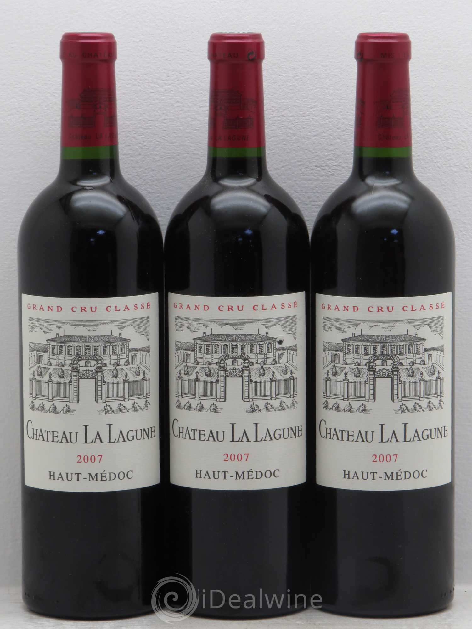 Château la Lagune 3ème Grand Cru Classé 2007 - Lot de 3 bouteilles - 0