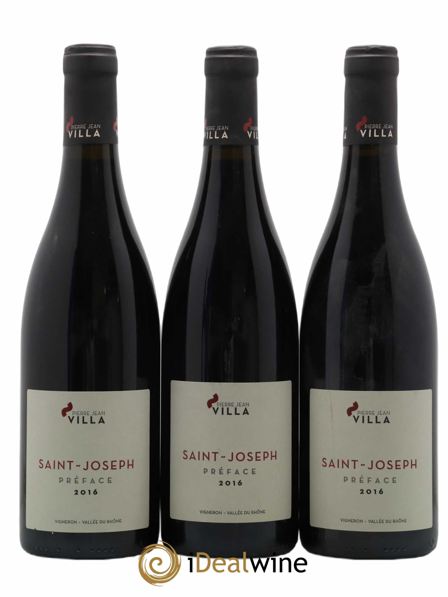Saint-Joseph Préface Pierre Jean Villa 2016 - Lot de 3 bouteilles - 0