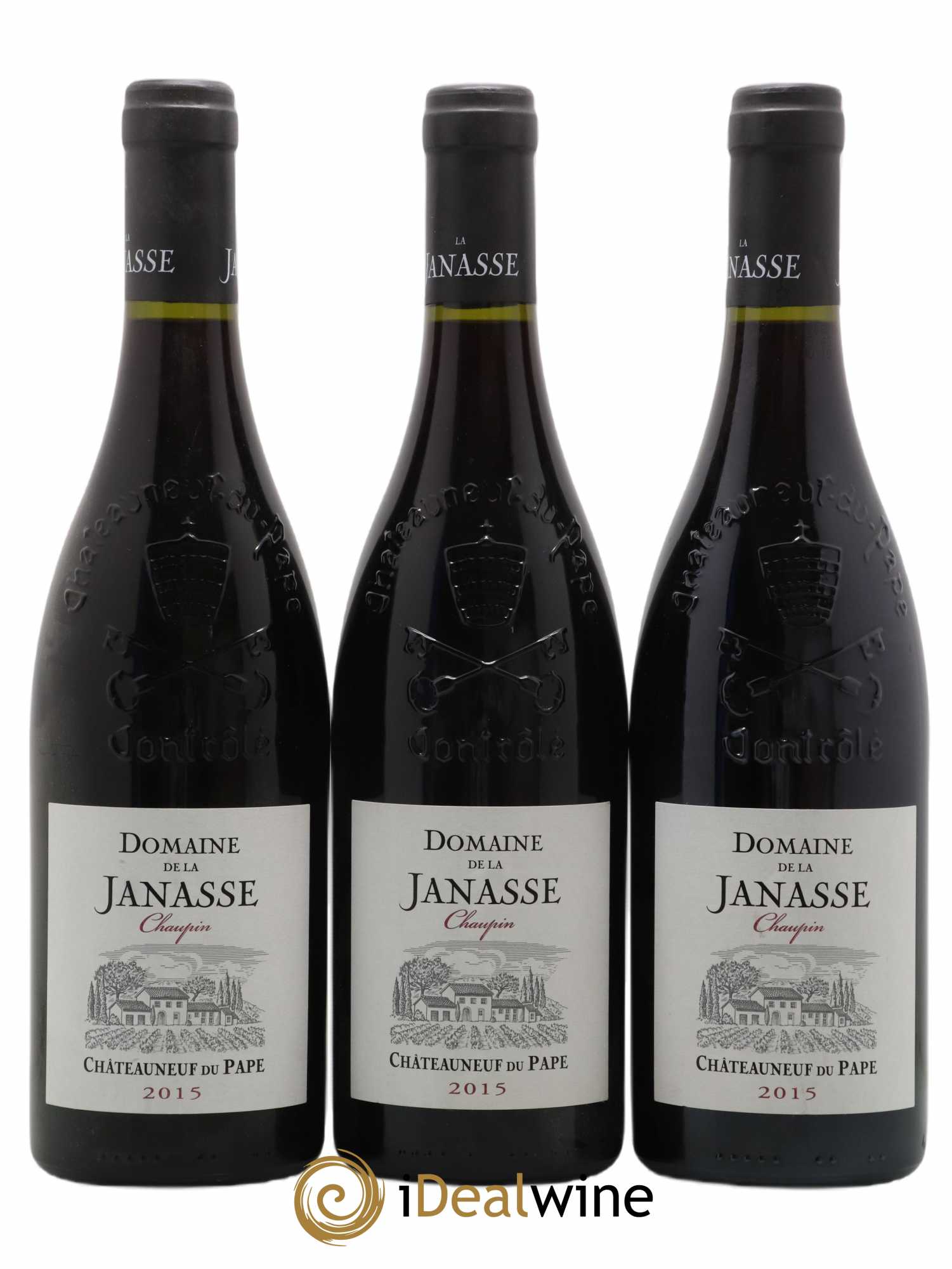 Châteauneuf-du-Pape Cuvée Chaupin La Janasse (Domaine de) 2015 - Lot de 3 bouteilles - 0