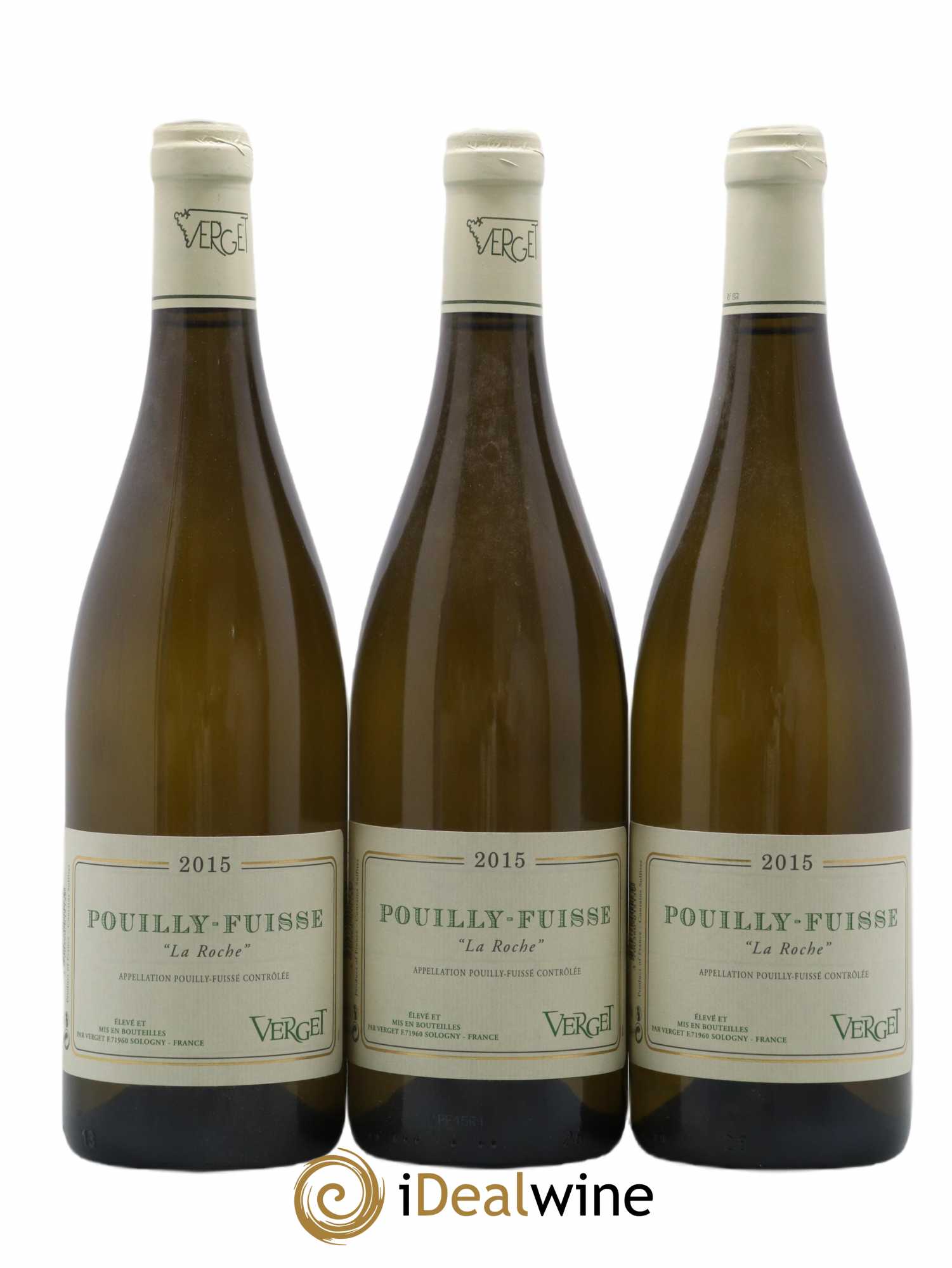 Pouilly-Fuissé La Roche Verget 2015 - Posten von 3 Flaschen - 0