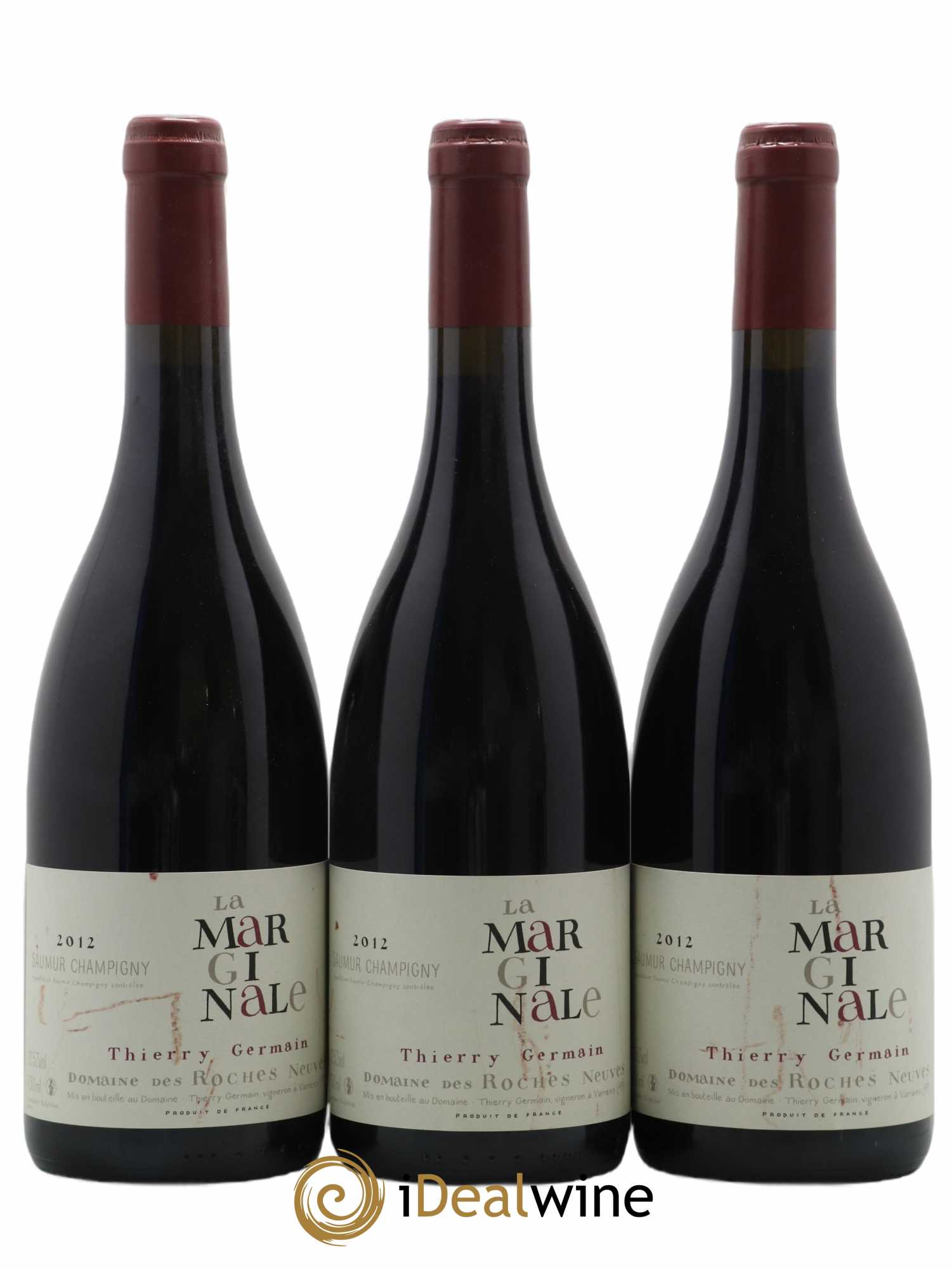 Saumur-Champigny La Marginale Domaine des Roches Neuves - Thierry Germain 2012 - Lot de 3 bouteilles - 0