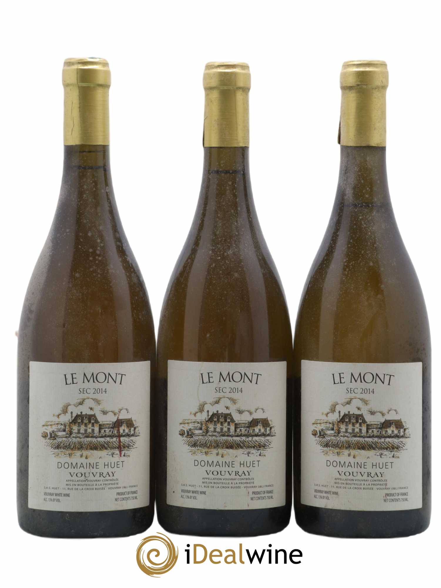 Vouvray Le Mont Sec Domaine Huet 2014 - Lot de 3 bouteilles - 0